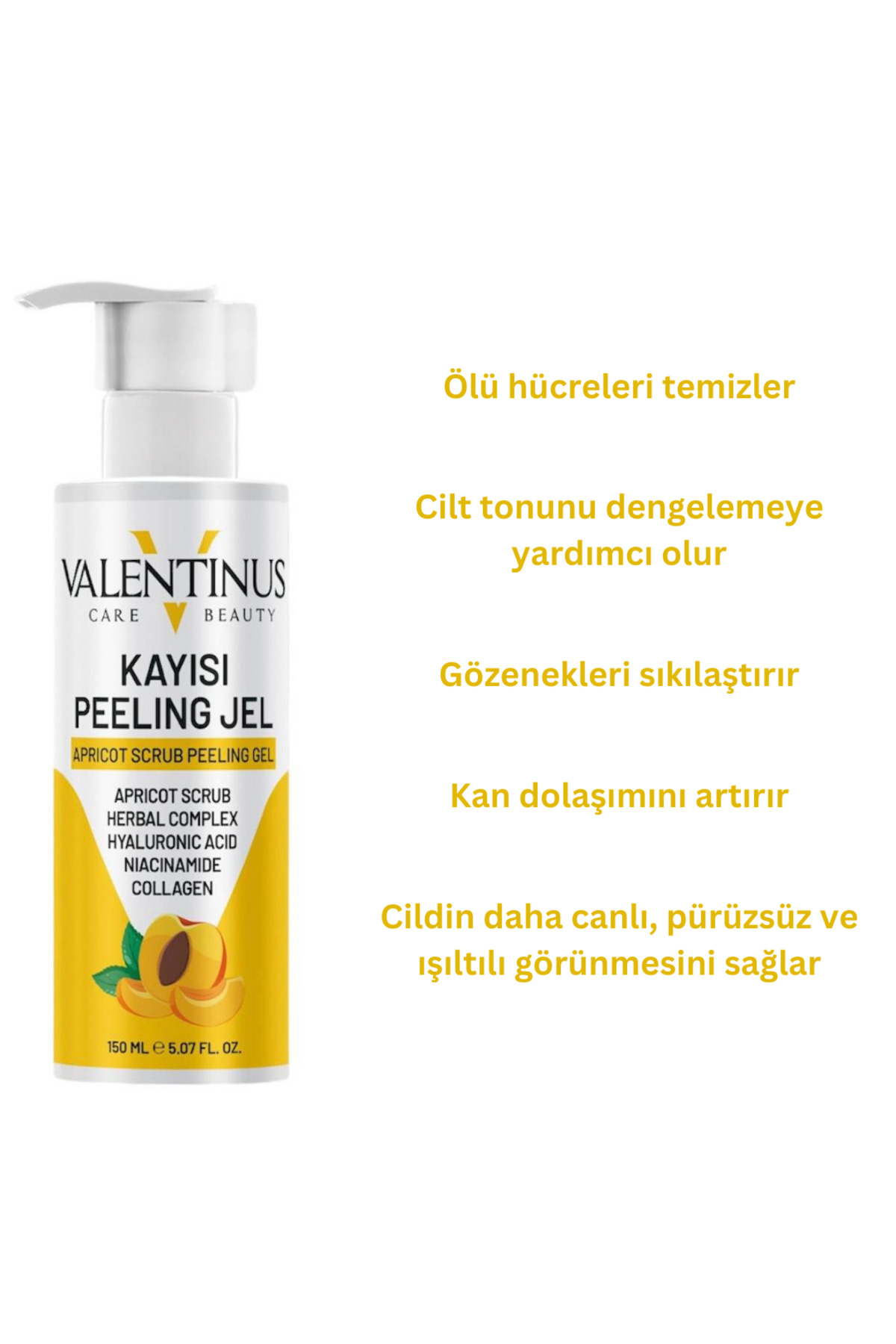 Kayısı Peeling (Apricot Scrub) Jel — TYCKI6MALN172925243731980 — تصویر 3 از 5