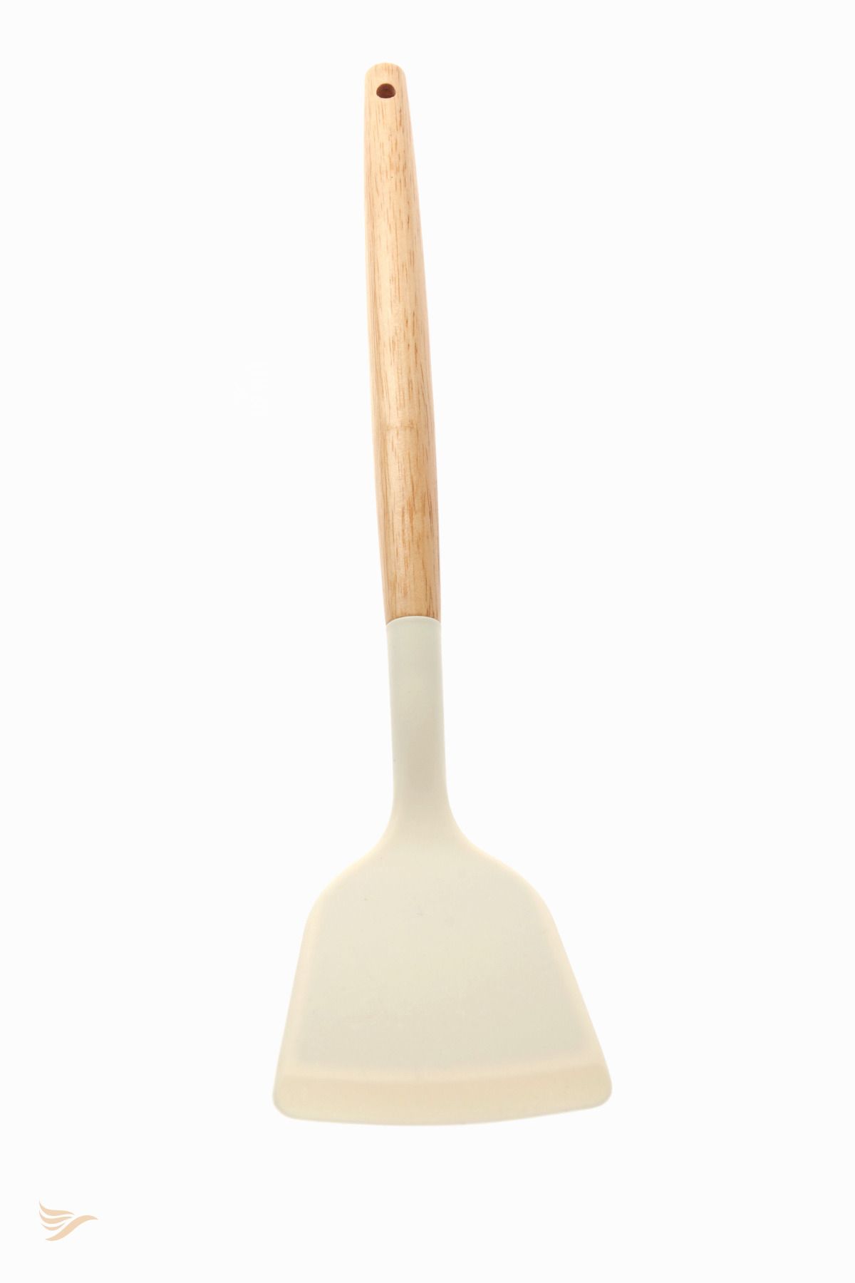 rubihome-Bamboo Handle Silicone Spatula 4