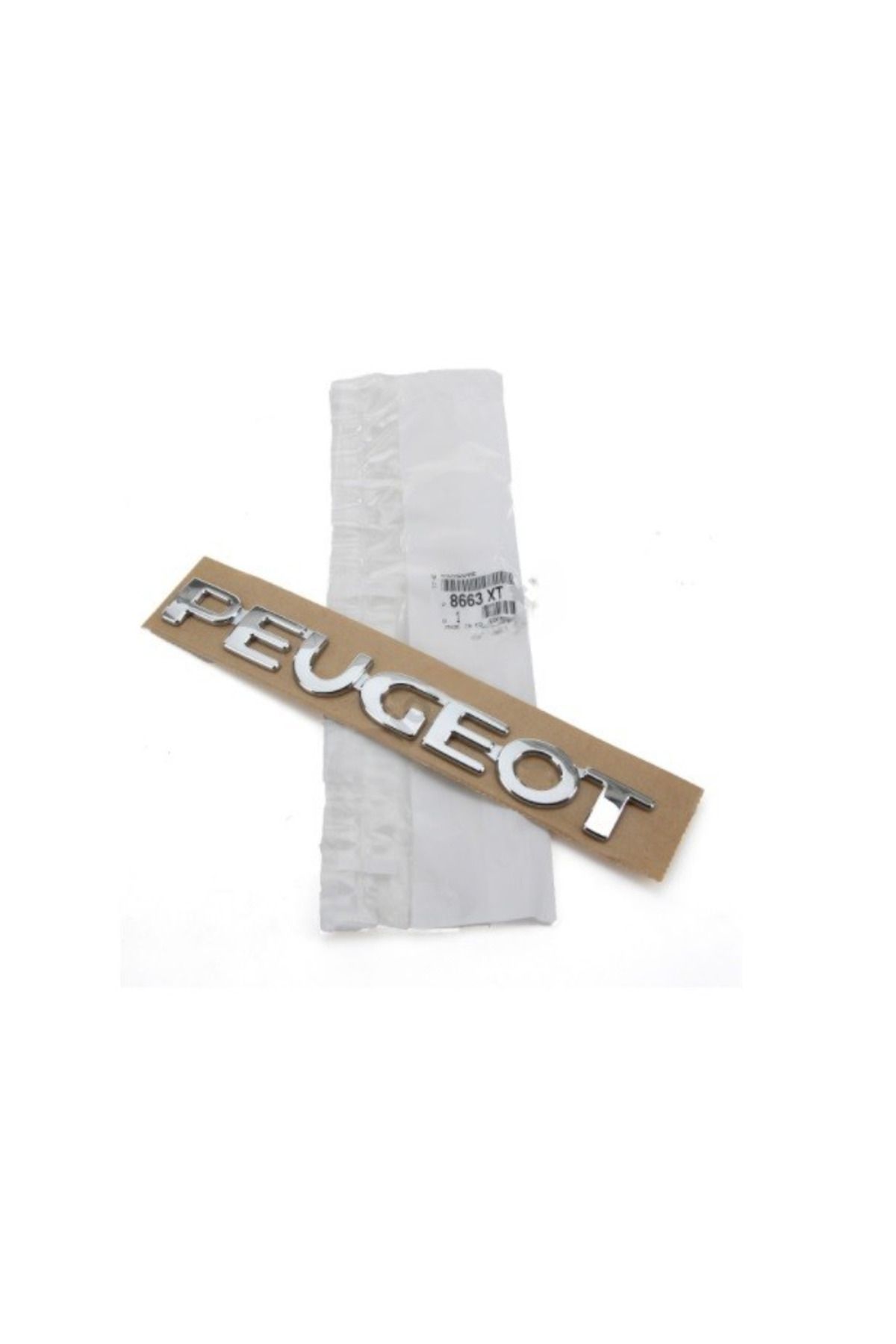 PSA Peugeot 206 Uyumlu Bagaj Peugeot Yazısı