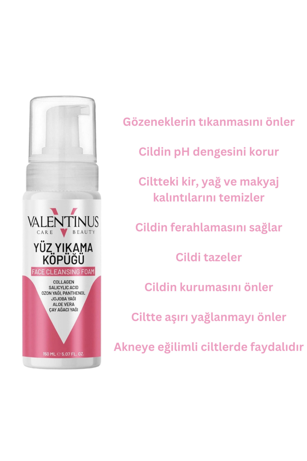 Yüz Yıkama Köpüğü Face Cleansing Foam — TYCLMRGHMN172925242594570 — تصویر 3 از 5