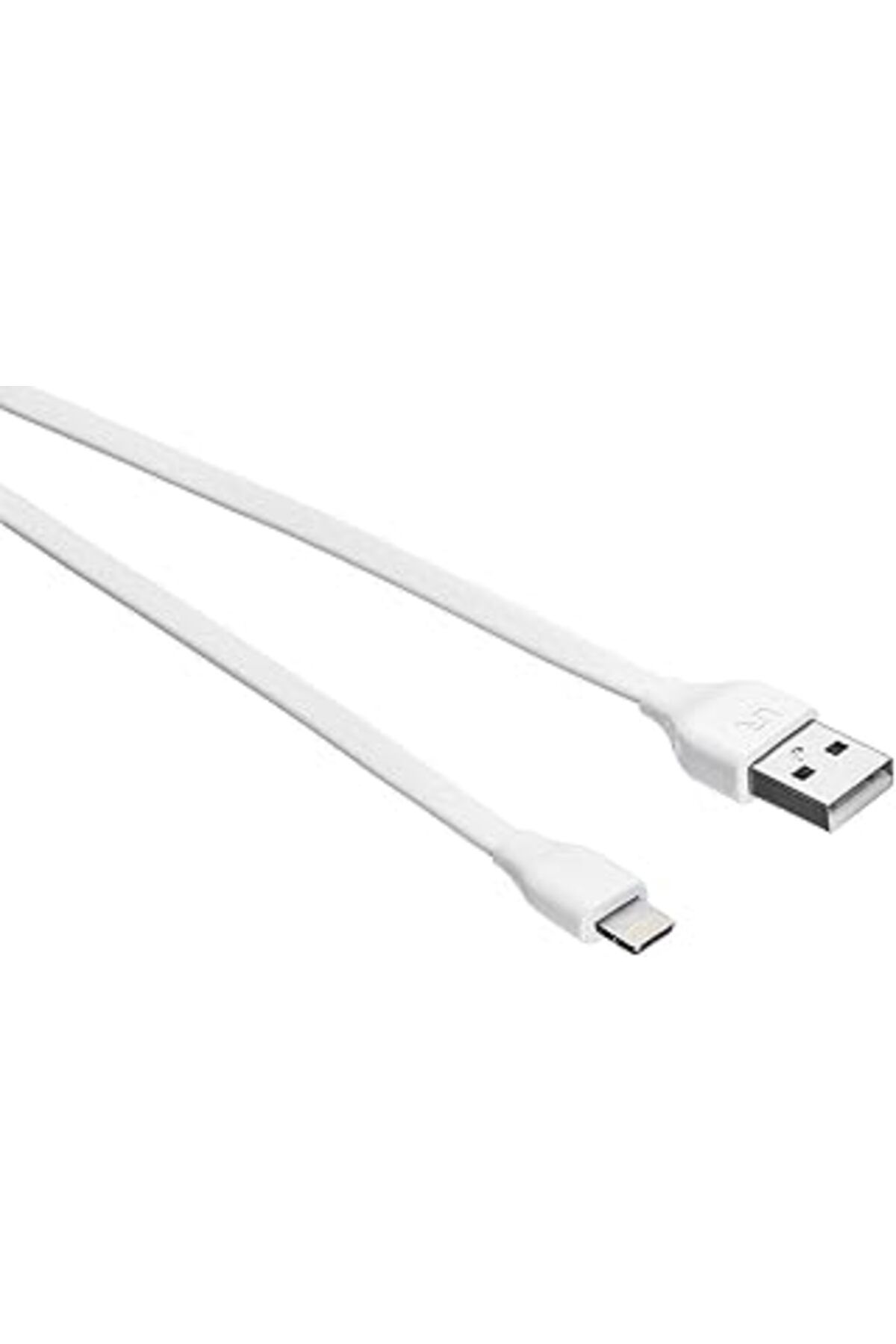 Pazarcan Trust Urban Revolt Lightning Usb Düz Kablo, 1 M, Beyaz