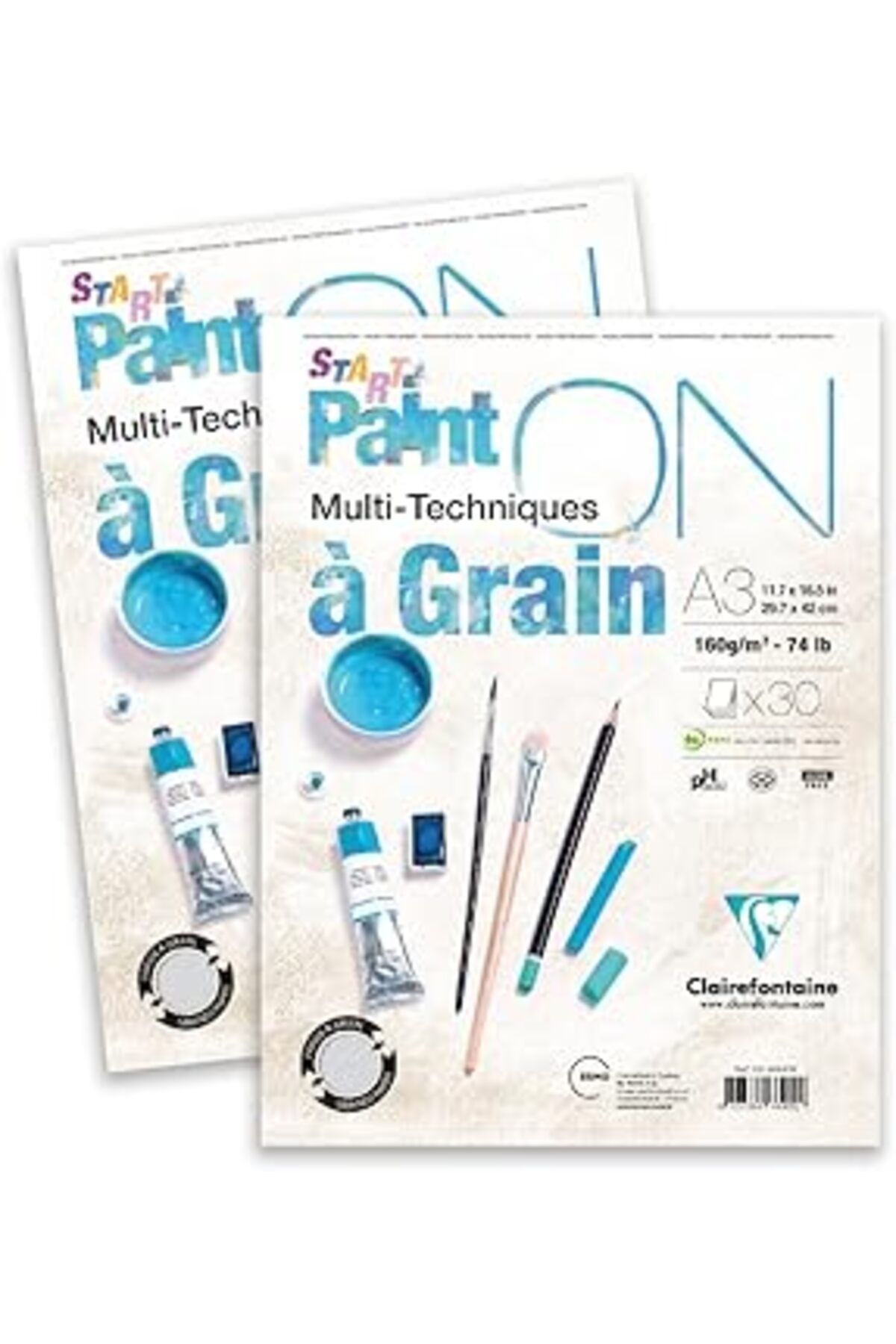 Mu Art Ahşap Clairefontaine Pd966418 Sanatsal Defter, A4