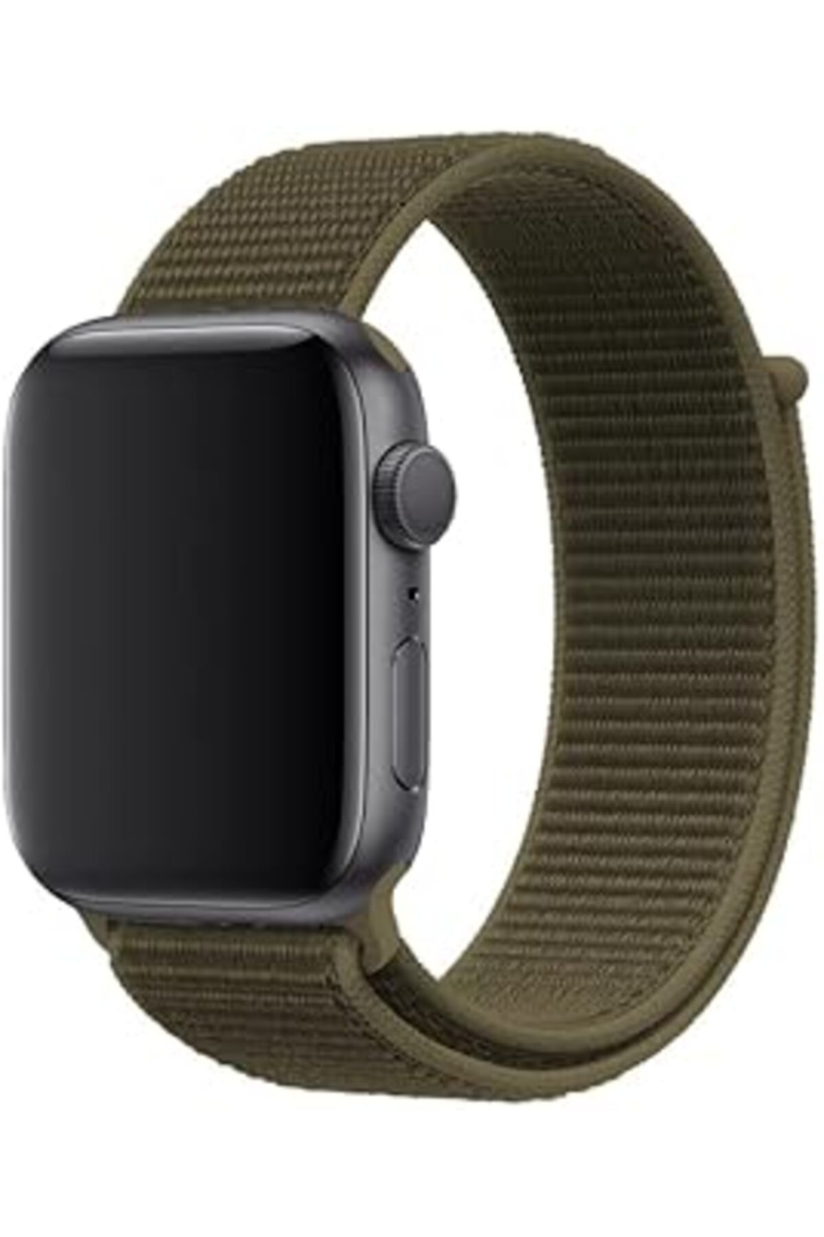 Pazarcan Babilden Apple Watch Ile Uyumlu Kumaş Tasarım Kordon Bileği Rahatsız Etmeyen Ayarlanabilen