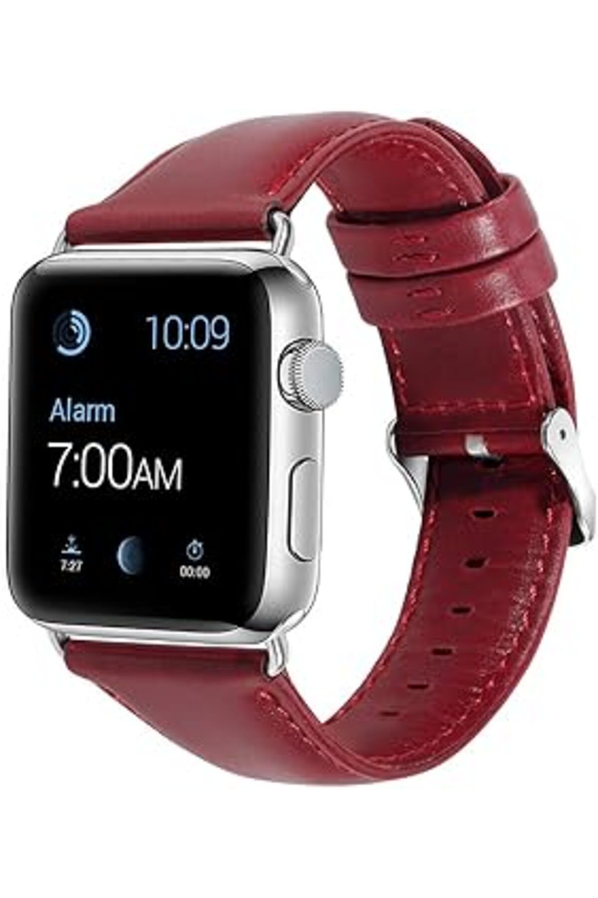 robotrend Kny 2125205571 Apple Watch 42 Mm İçin Renkli Suni Deri Kayış-Kordon, Kırmızı
