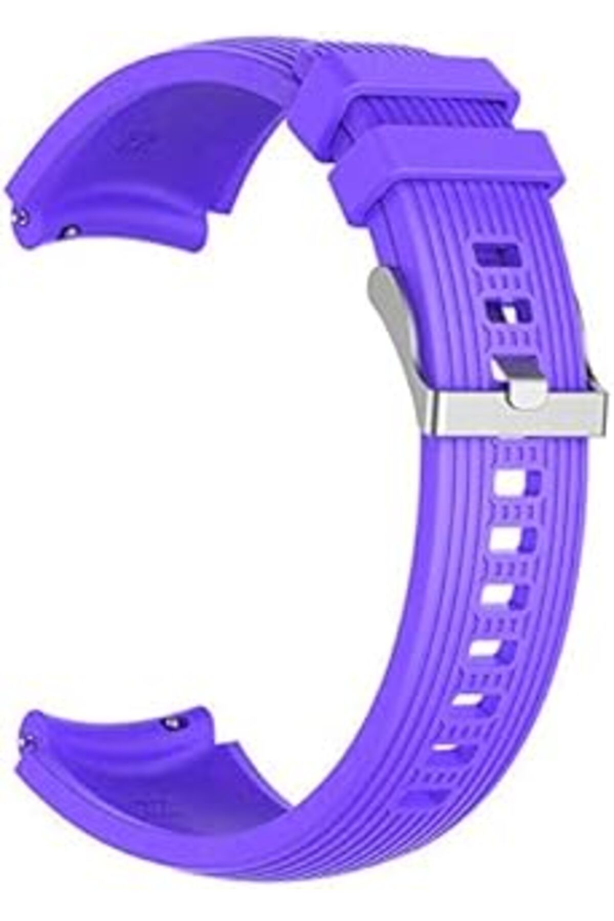 robotrend Kny Samsung Galaxy Watch 3 Bluetooth İçin Çizgili Silikon Kayış-Kordon