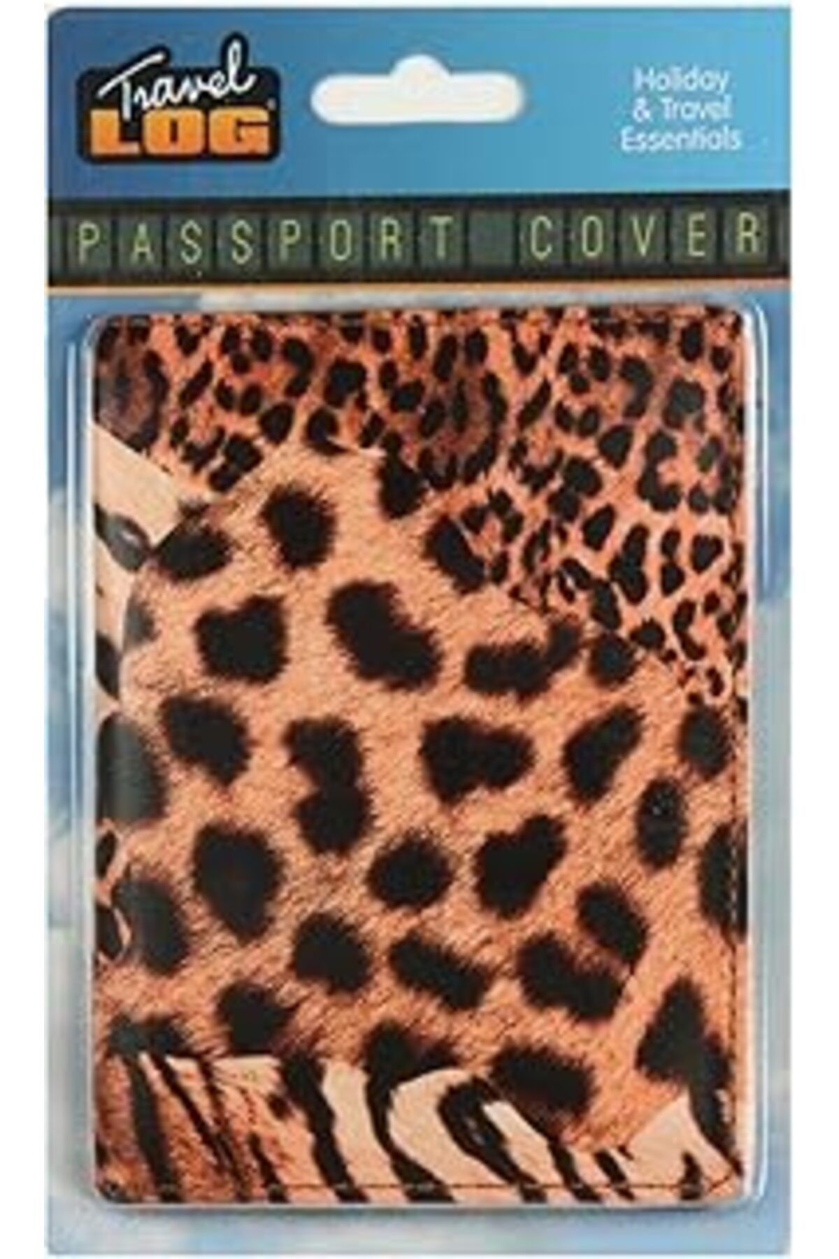 Pazarcan Pasaport Kılıfı, 3 Lü Set, Leopar Desenli Pvc
