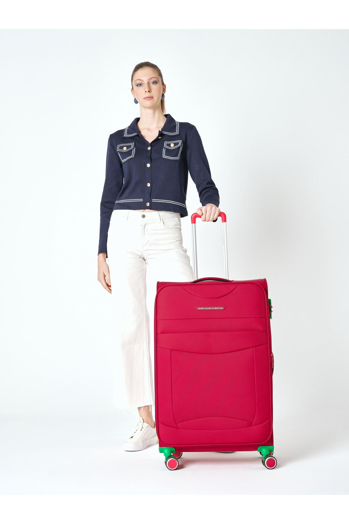 یونایتد کالرز آو بنتون چمدان سایز بزرگ یونیسکس V.14BNT2700-01-KR