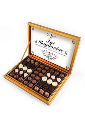 Hacı Şerif Bayram Hediyesi Special Çikolata 480g (Gold Kutu)