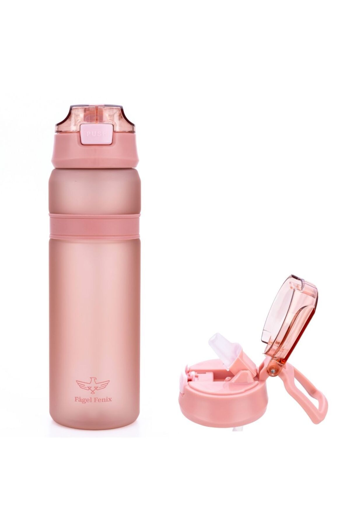 Fagel Fenix-Double Cap 850 ml Balas Ruby Matte Tritan Water Bottle 1