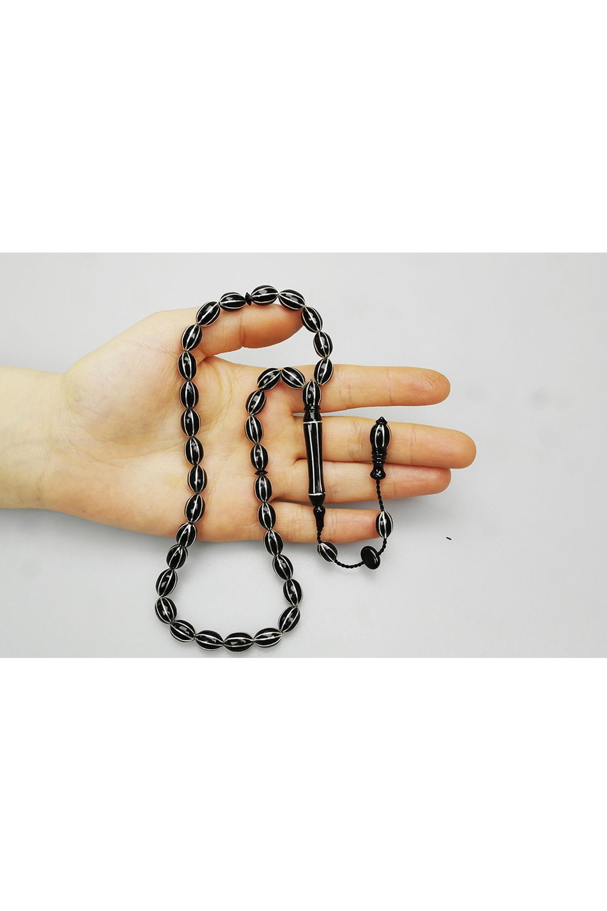 Skygo-Oltu Stone - Watermelon Slice Rosary on Eight Strings 3