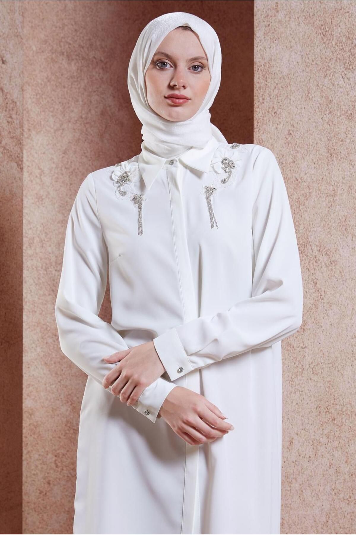 تونیک حجاب سنگی 44667 Alvina