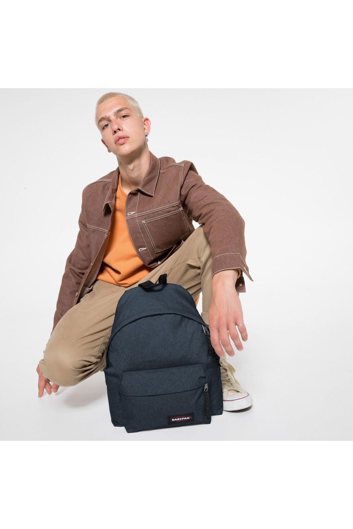 Eastpak-POLSTROVANÝ PAK'R Modrý unisex batoh 100481785 4