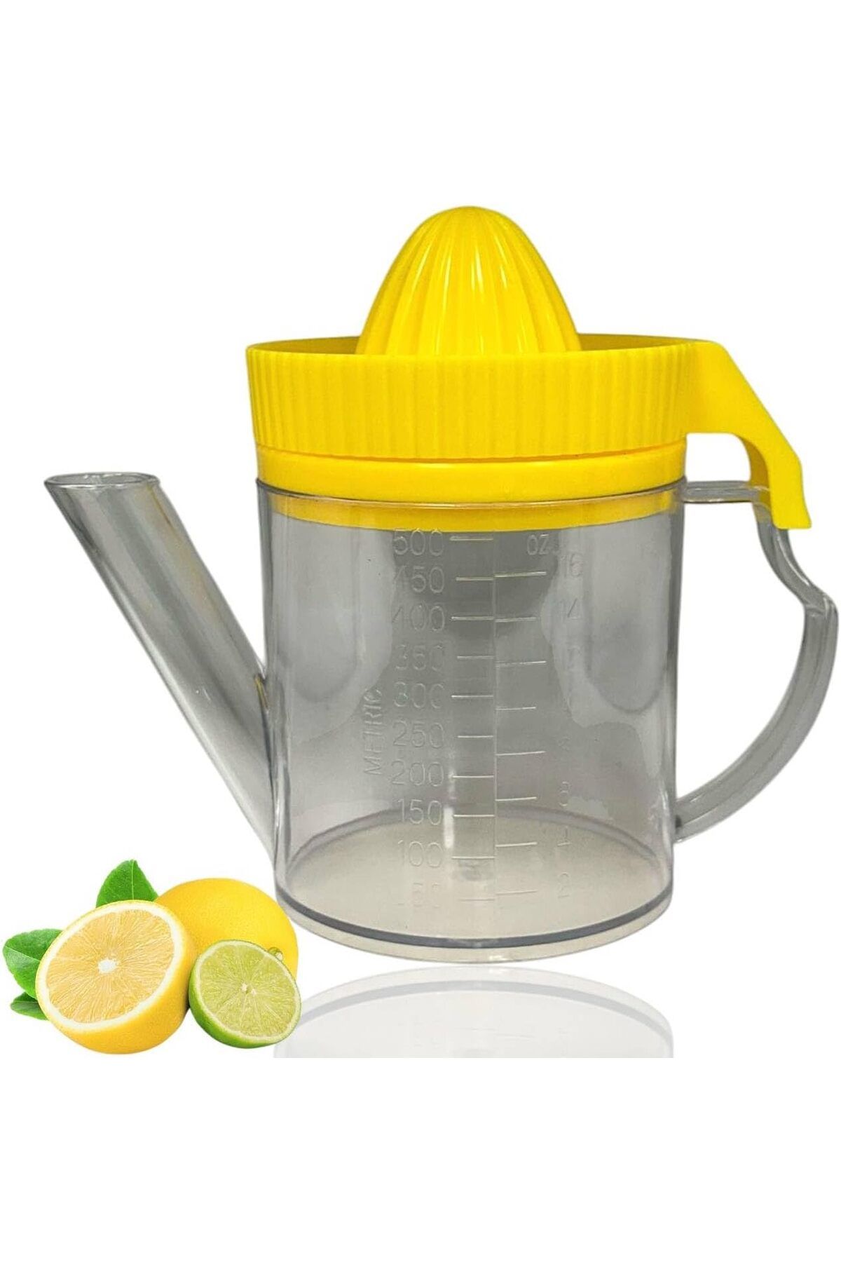SAFA-Lemon and Orange Juicer and Fat Squeezer, Manual Hand Juicer with Built-in Measuring Cup and Strainer, 500ml/16oz 1