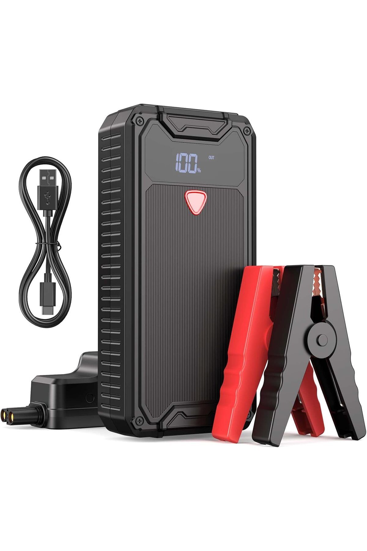 Tyonto Jump Starter Powerban, 4000A, 26800mAh, 10W USB Hızlı Şarj, LED Işıklı