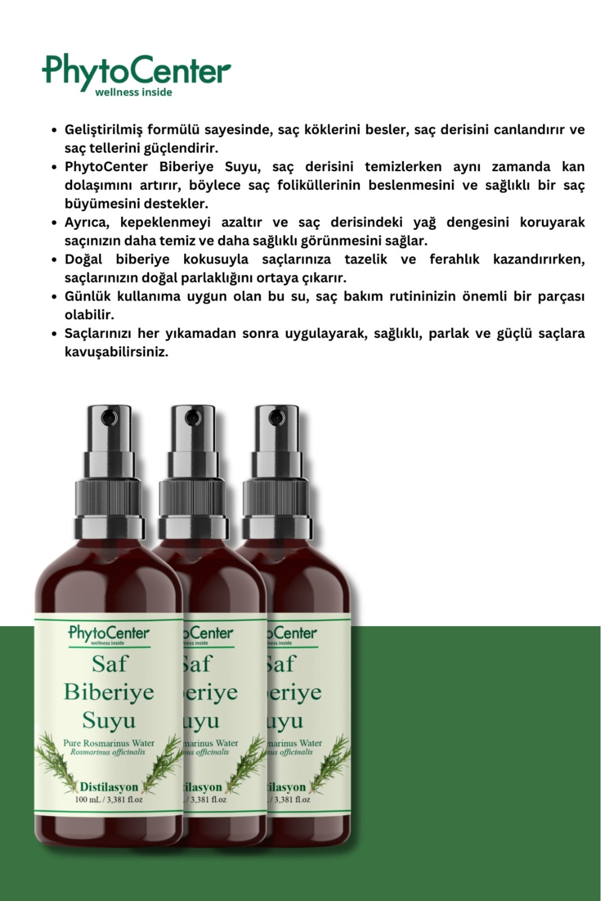 Doğal Saf Biberiye Suyu 100 ml — 280440 — تصویر 3 از 3