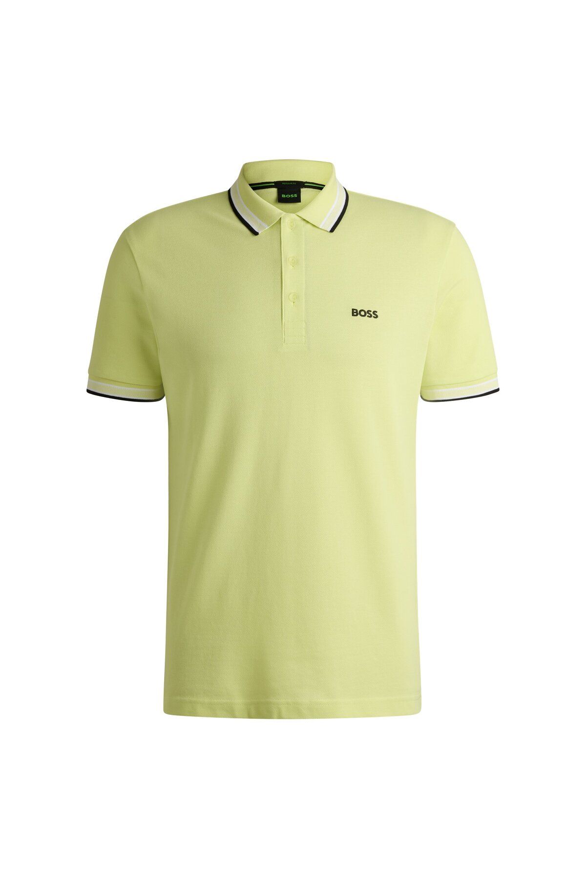 تی شرت یقه پولو مردانه آرم پایین پنبه PIKE POLO T SHIRT BOSS