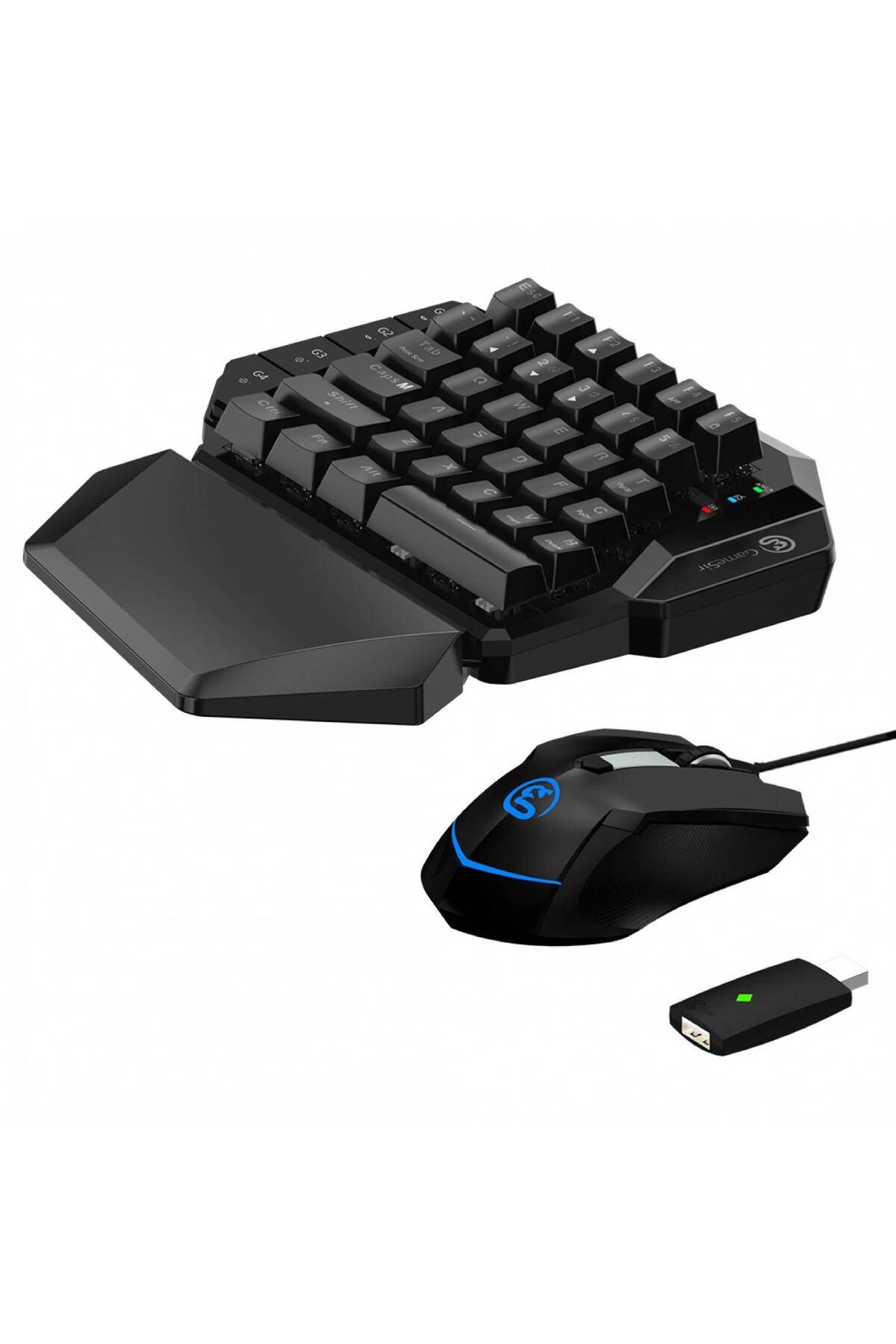GameSir-VX AimSwitch Gaming Keypad and Mouse Combo – Wireless/Wired, RGB, Mechanical Keys, Black 4
