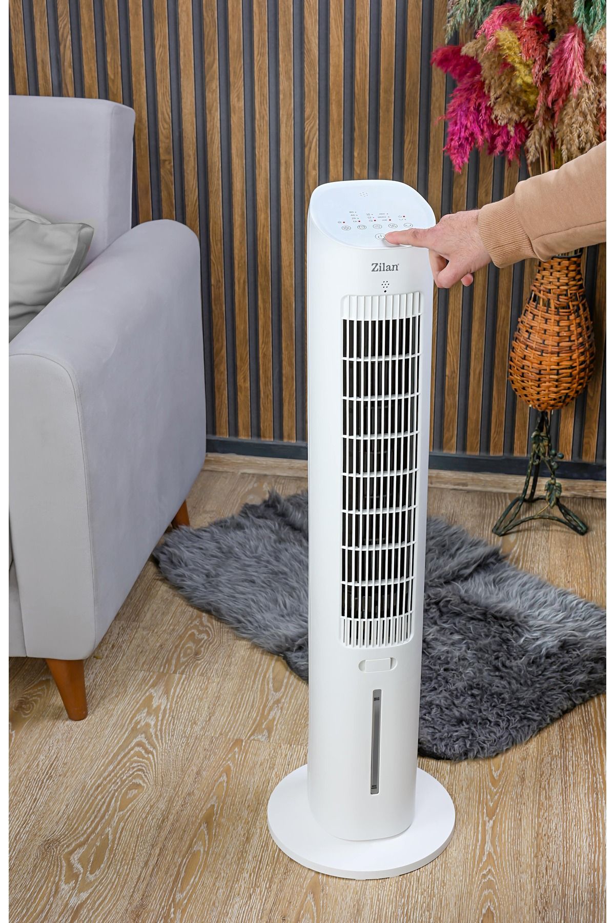 Zilan-Ventilator Zln1030 Tip Turn, Capacitate 3l, Control Prin Touch, 3 Trepte De Viteza, Timer 12h 5