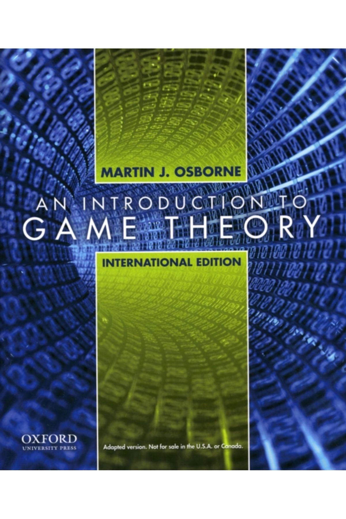 Pandora Kitabevi Introduction to Game Theory IE