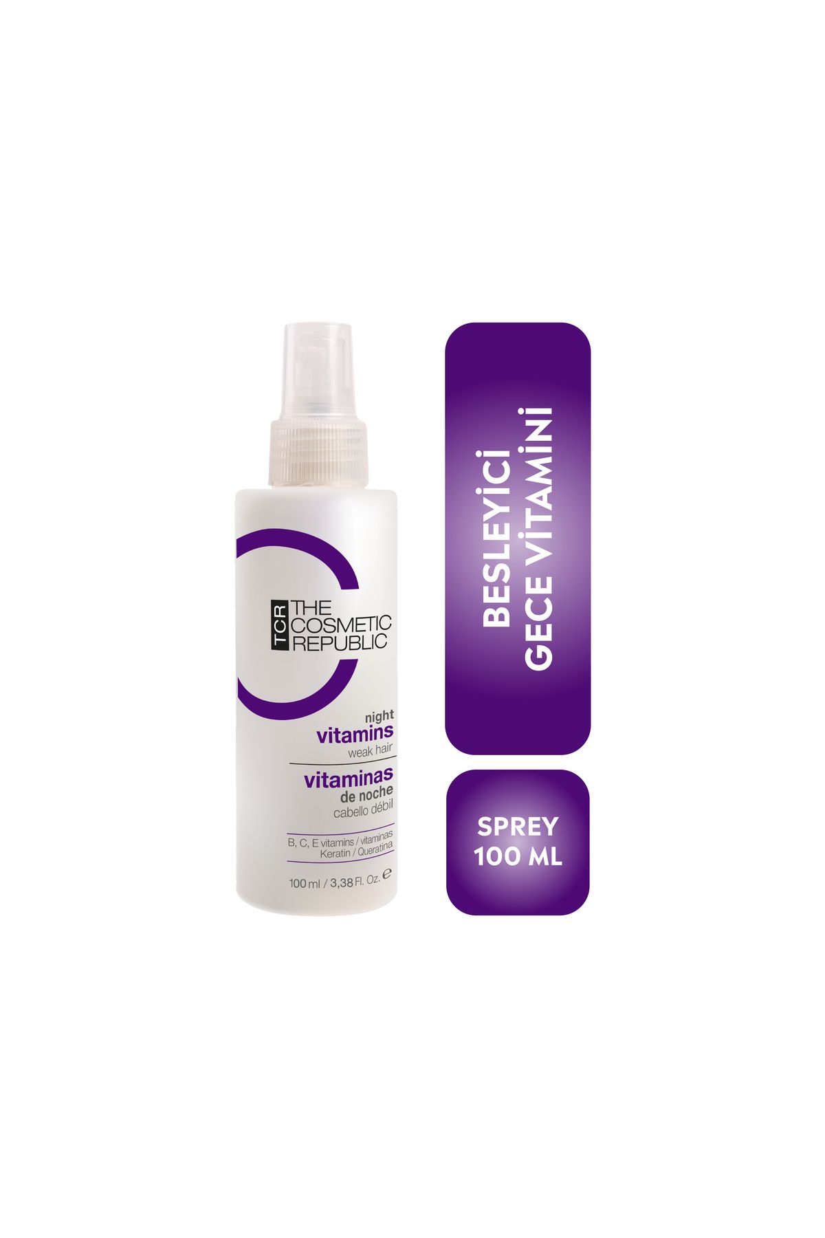 The Cosmetic Republic Yıpranmış Saçlar İçin Güçlendirici Ve Besleyici Gece Vitamini