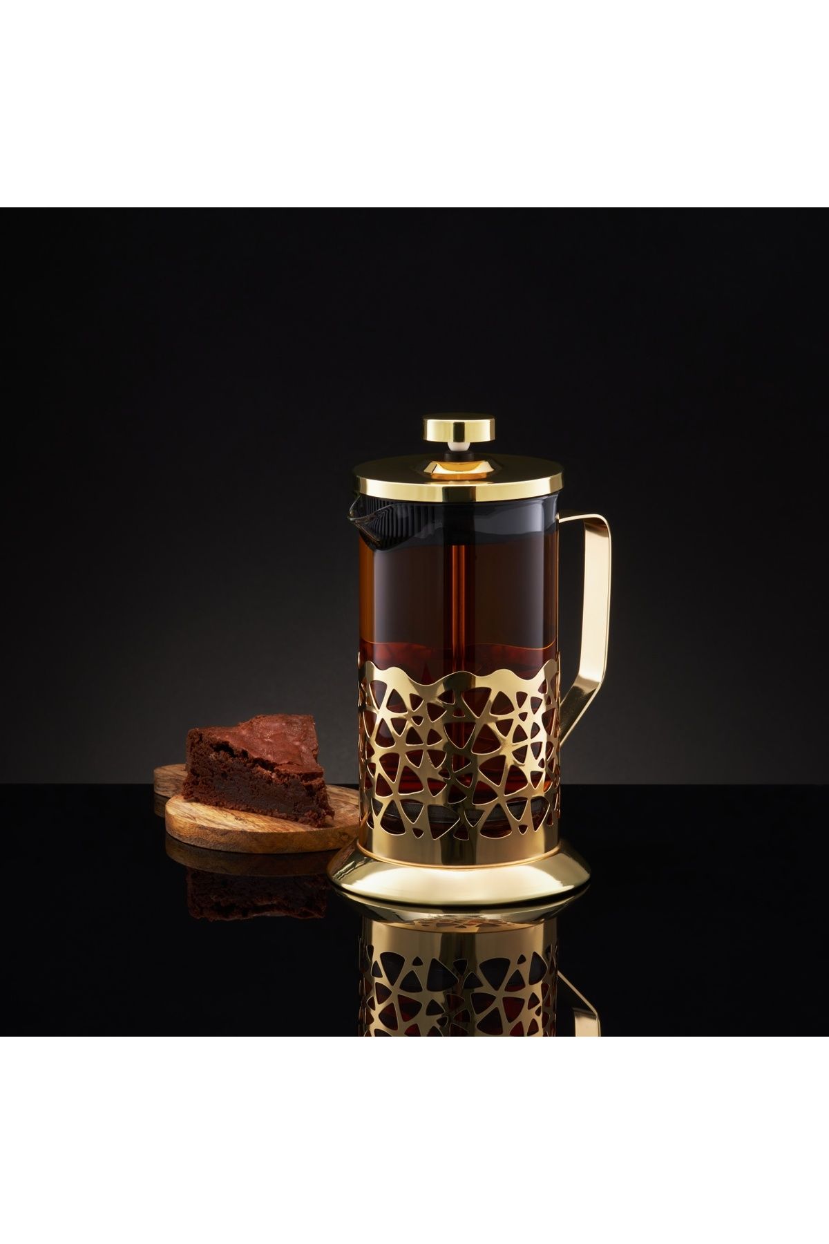 Ambition-Tea or coffee infuser filter 600ml, lace pattern, Royal 2