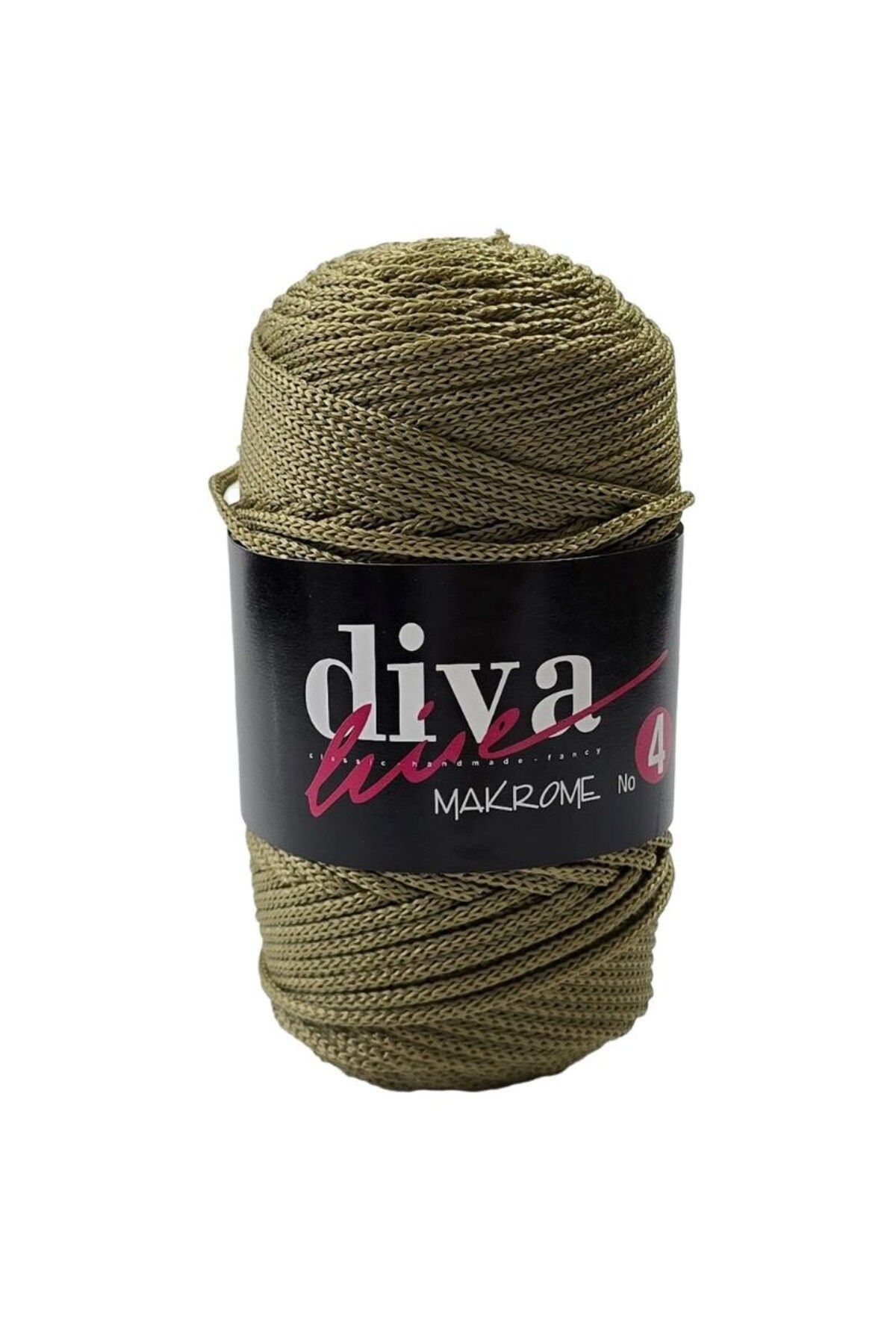 Diva İplik-2 mm 100 Gr Polystyrene Macro Party 90 Meters Poly Macro Thread Supla and Bag Thread 1