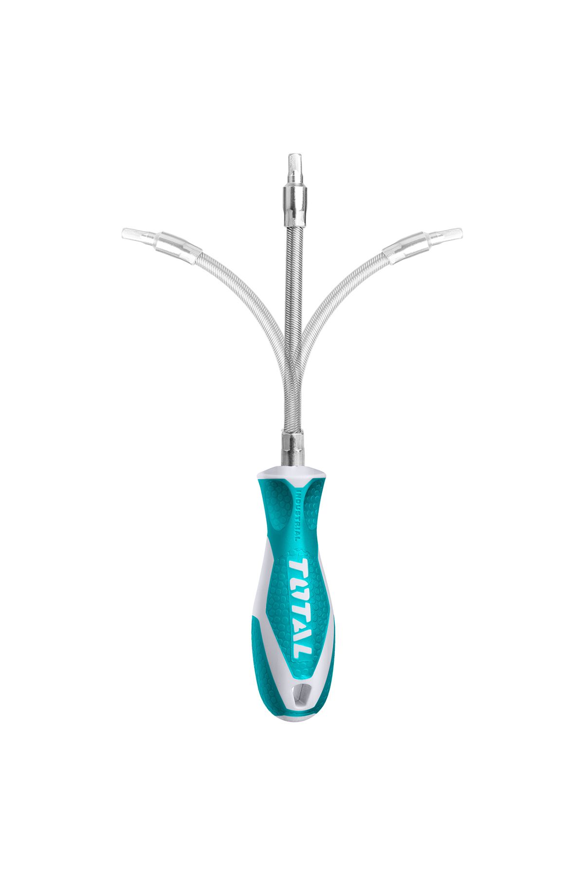 TOTAL-TOTAL 12 Pcs Screwdriver Set with Flexible Shaft Handle, Bits Adapter and 10 Screwdriver Bits 3