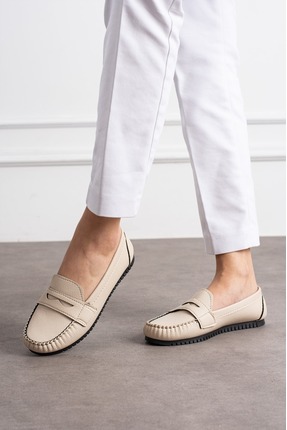 MÜJERİL'S Kadın Hafif Rahat Taban Şık Günlük Ofis Babet Ayakkabı Ortopedik Ay...