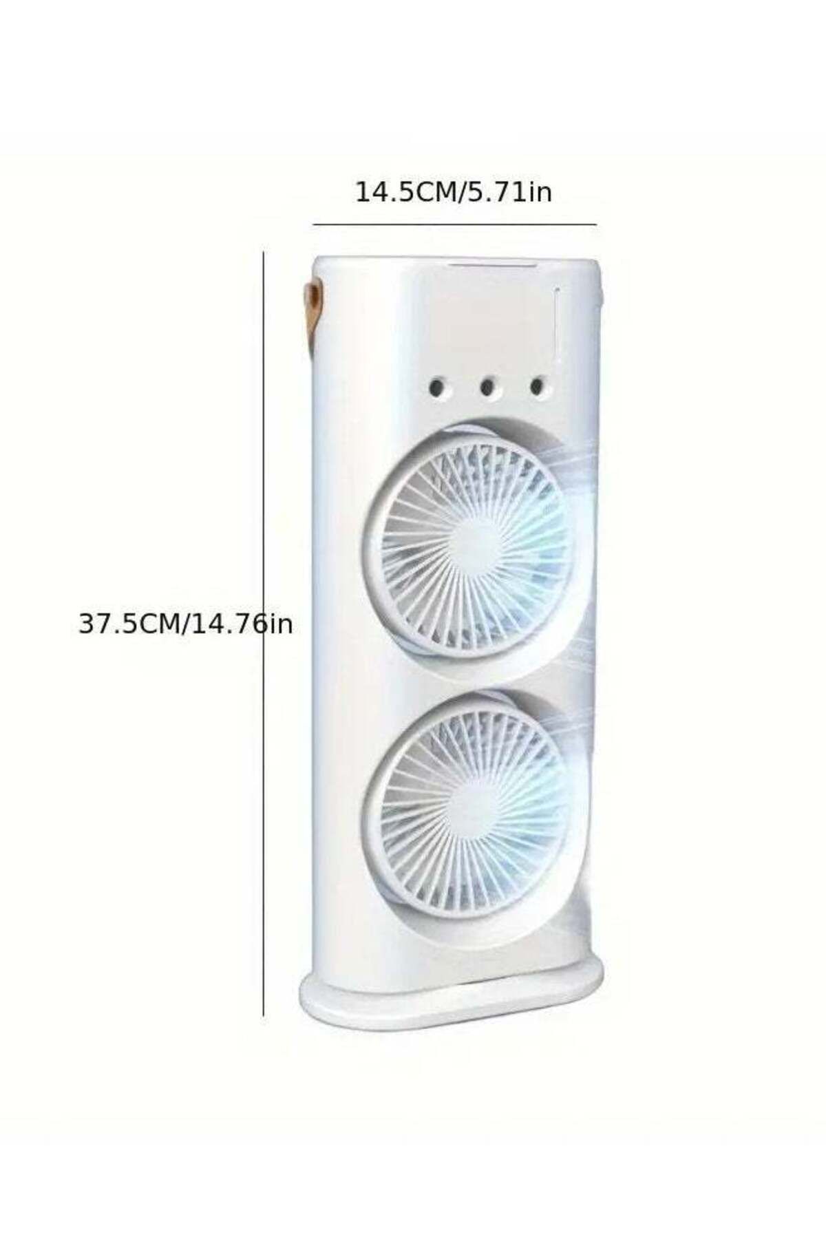 Cady One-Rechargeable portable air cooler mist fan with LED light and multiple convenient speeds 2