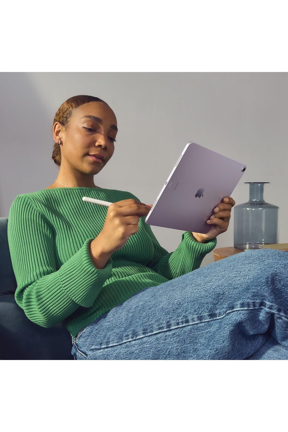 Apple-iPad Air 2024 (الجيل السادس) M2 مقاس 11 بوصة وسعة 128 جيجابايت أرجواني واي فاي 4