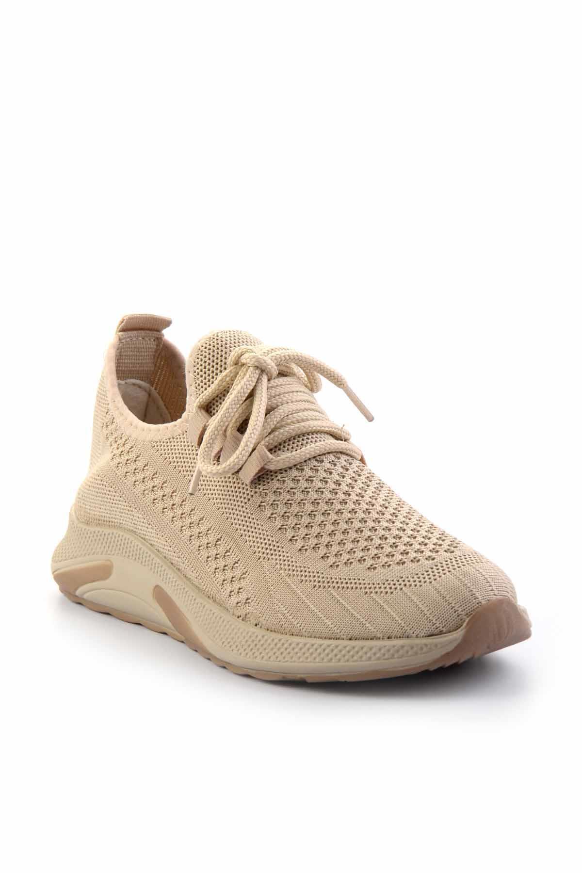 Bambi  Bej Kadın Sneaker K01590010182 - Görsel 3