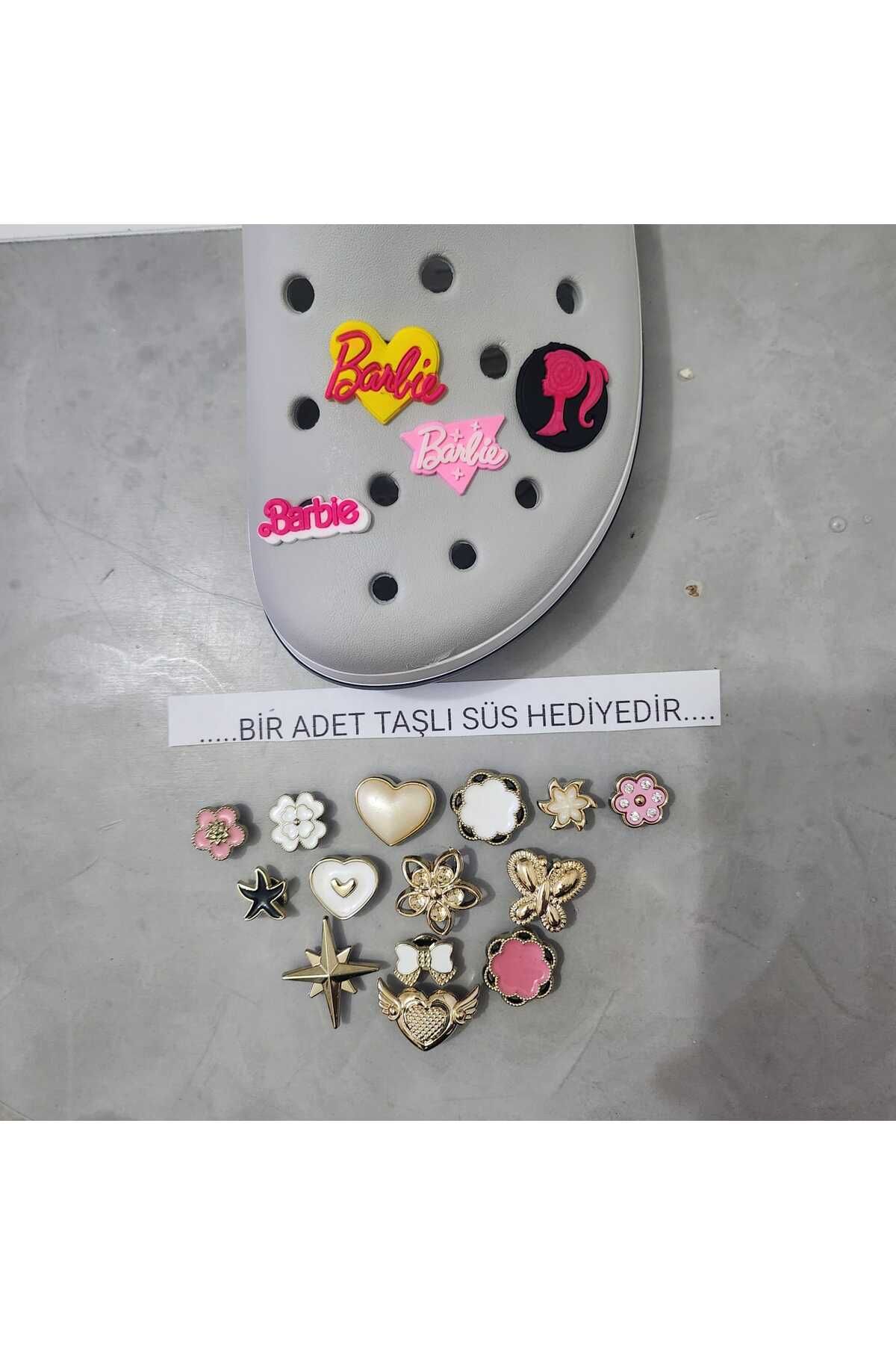 moderniko Terlik Süsü Jibbitz 4'lü Paket Barbi Set