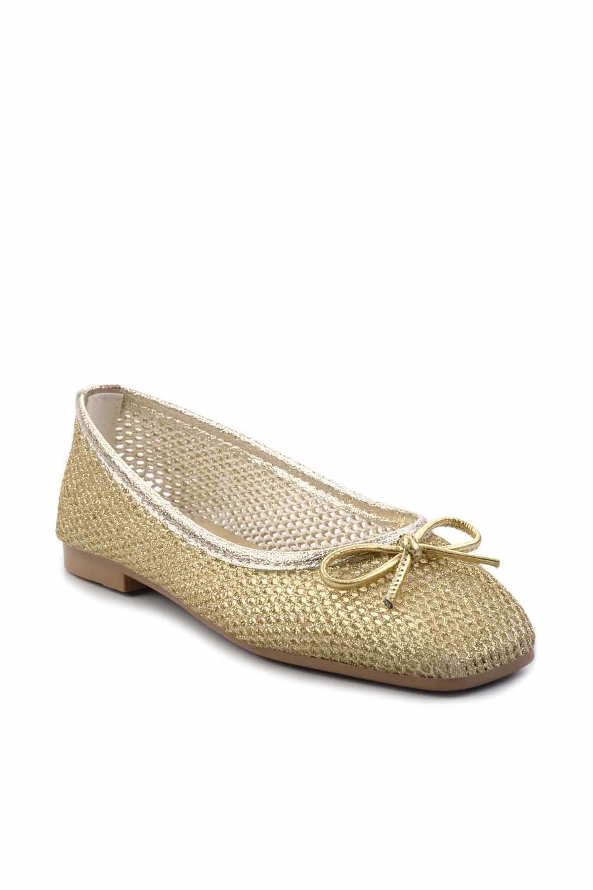Bambi-Gold Glitter Women's Ballerina Ballet K 01641167522 3
