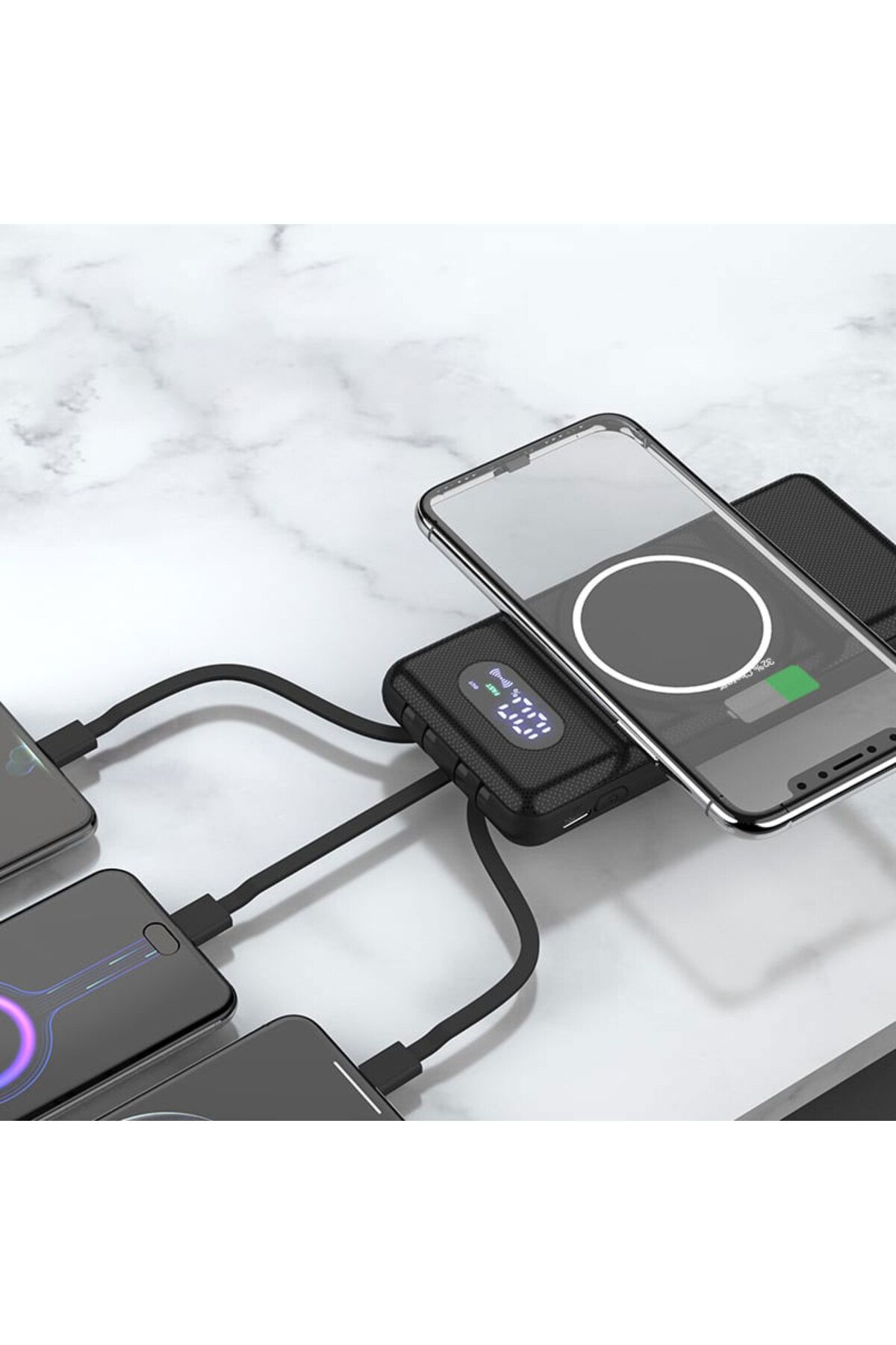 Skygo 10.000 mAh Taşınabilir Hızlı Şarj Aleti/Wireless Powerbank W01