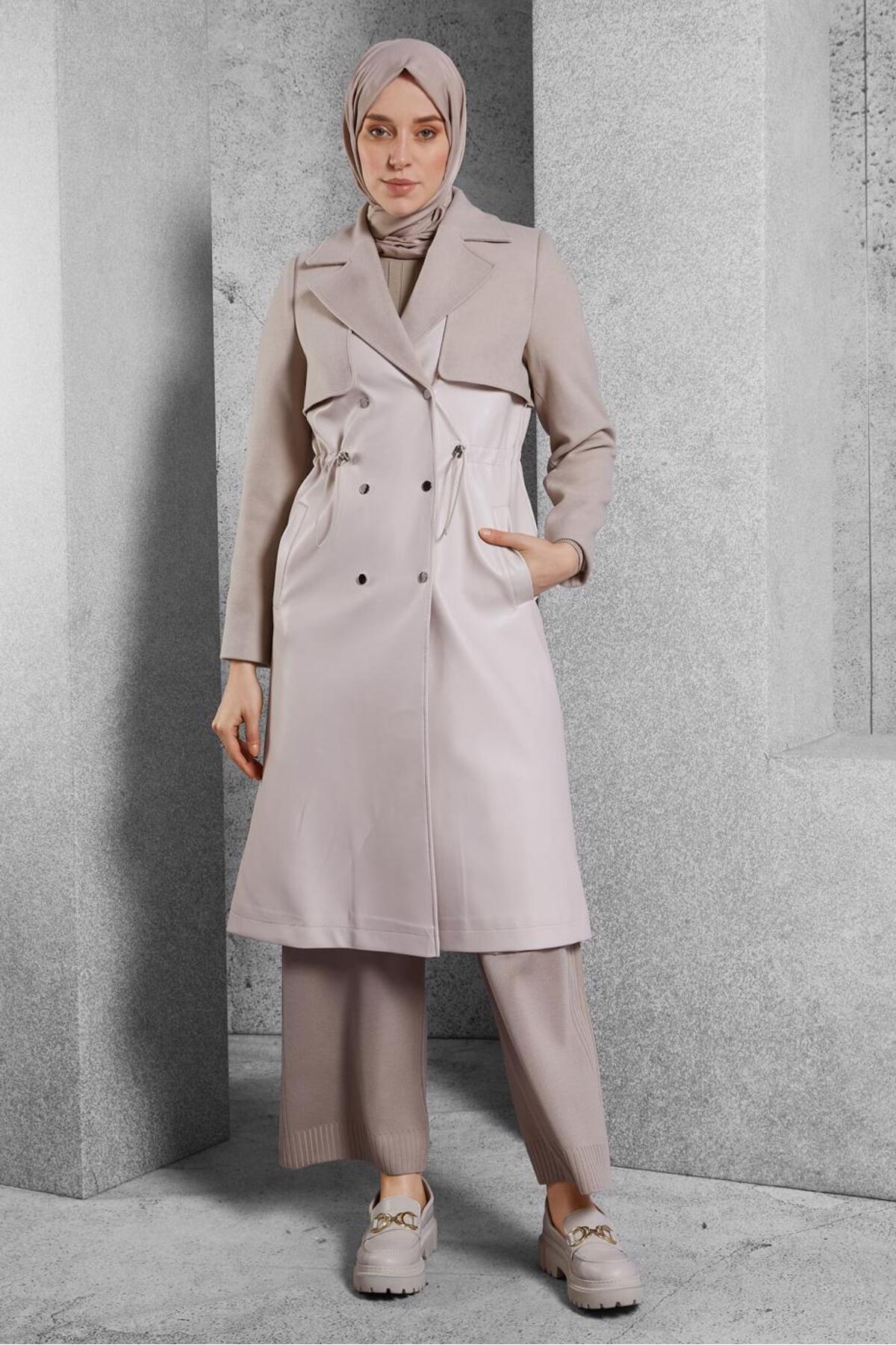 آلوینا کت چرمی کمر کشی ۹۰۵۵۴ آلوینا کت چرمی کمر کشی ۹۰۵۵۴