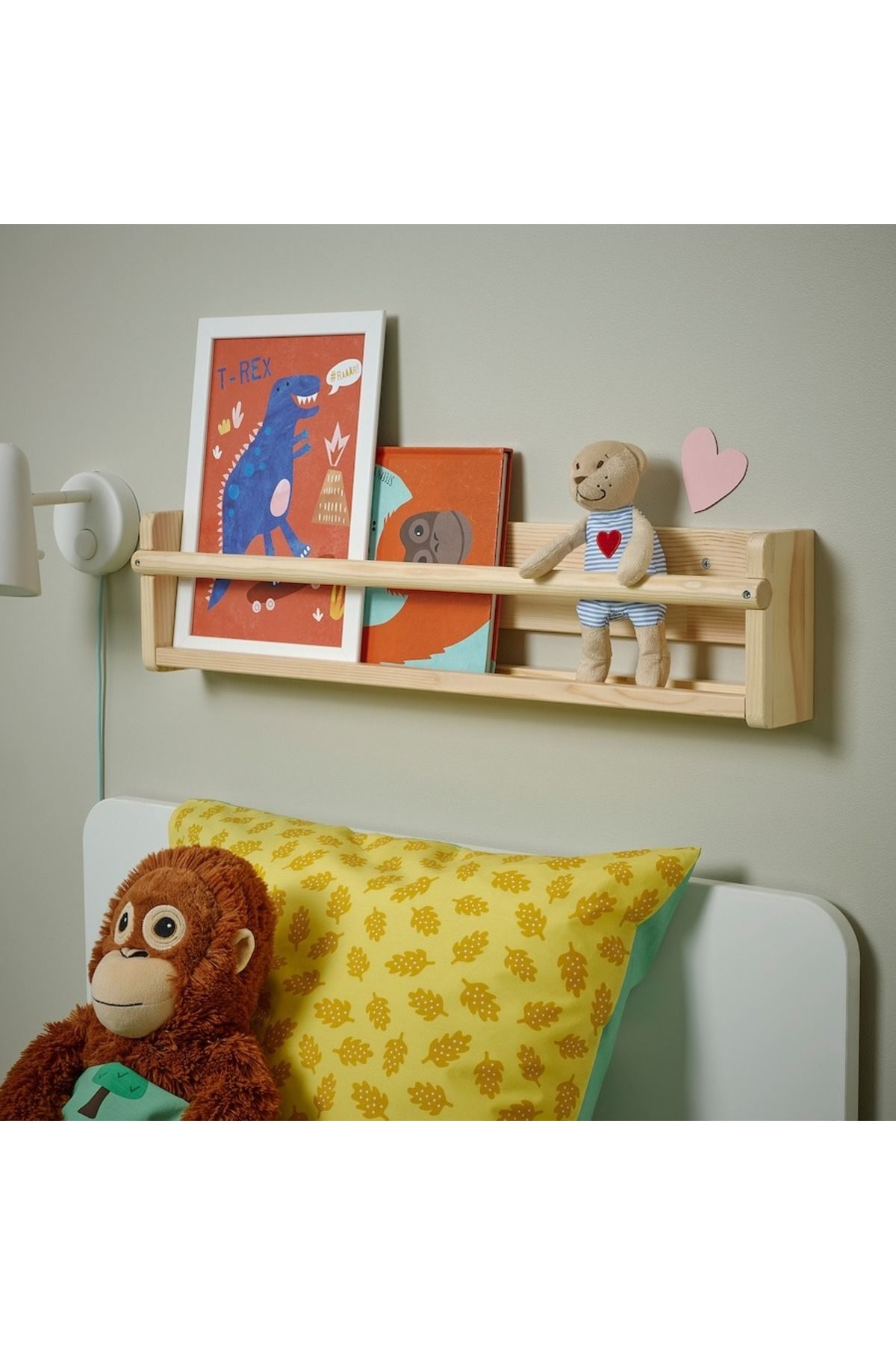IKEA-FABLER BJÖRN Soft Toy – (21 cm)  Beige Bear, Safe and Machine Washable for Kids 4
