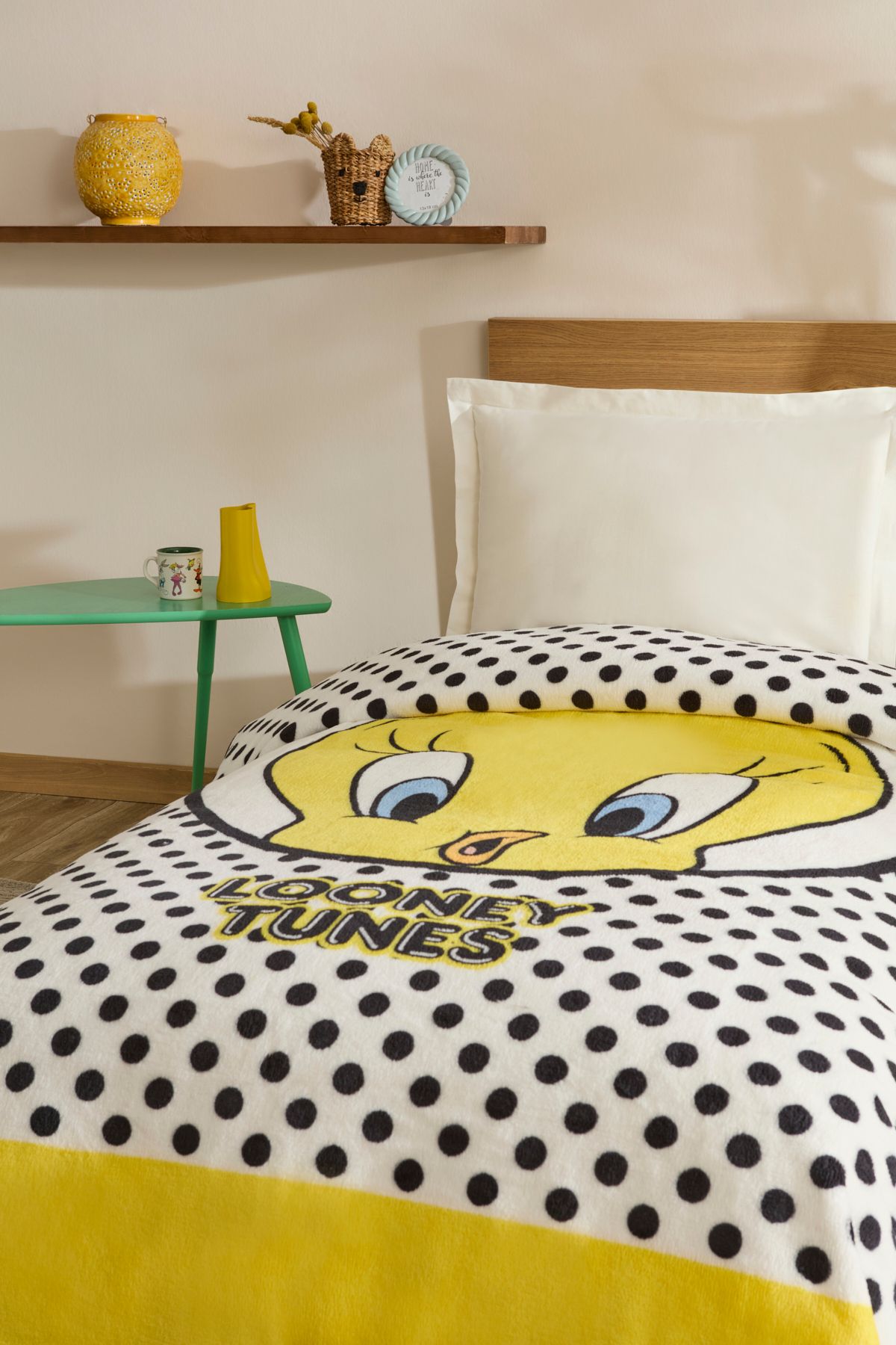 Tweety Tek Kişilik Battaniye Sarı - 3