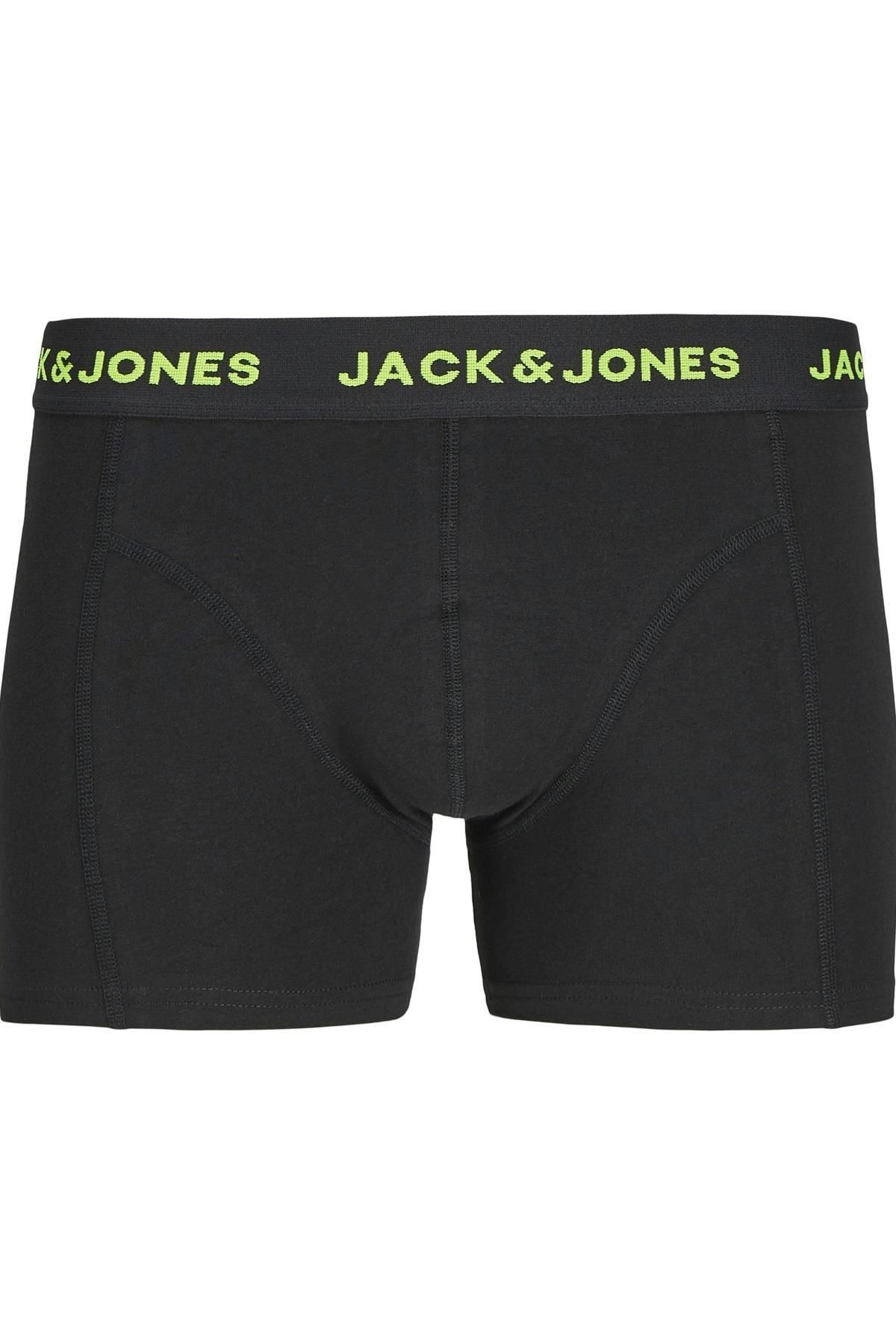 Jack & Jones-Jaczane Solid Trunks 3 Pack Red 4
