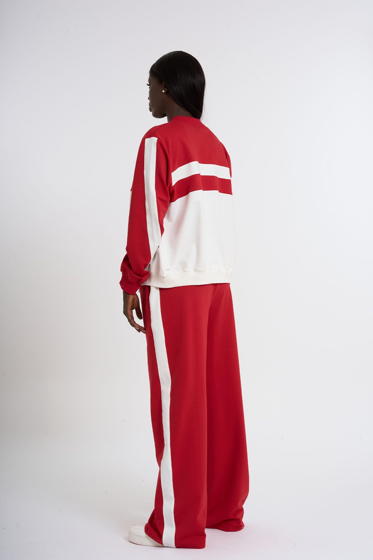 HANIQA-Stripe Detailed Tracksuit Set 3