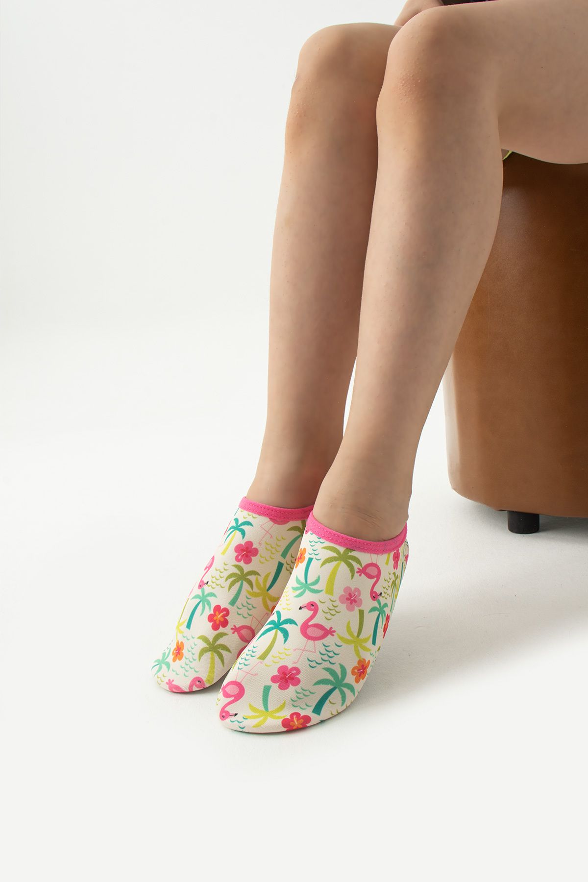 Funny Baby-Patterned Slide-Based Irritable Durable Sea and Pool Booties 1