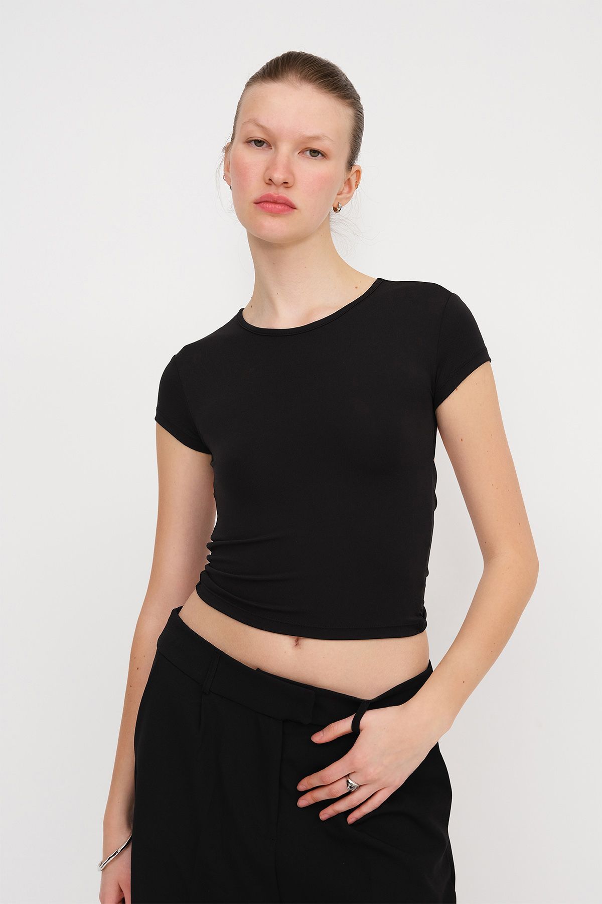 Addax-Tricou cu spate decoltat P0256-X4 2