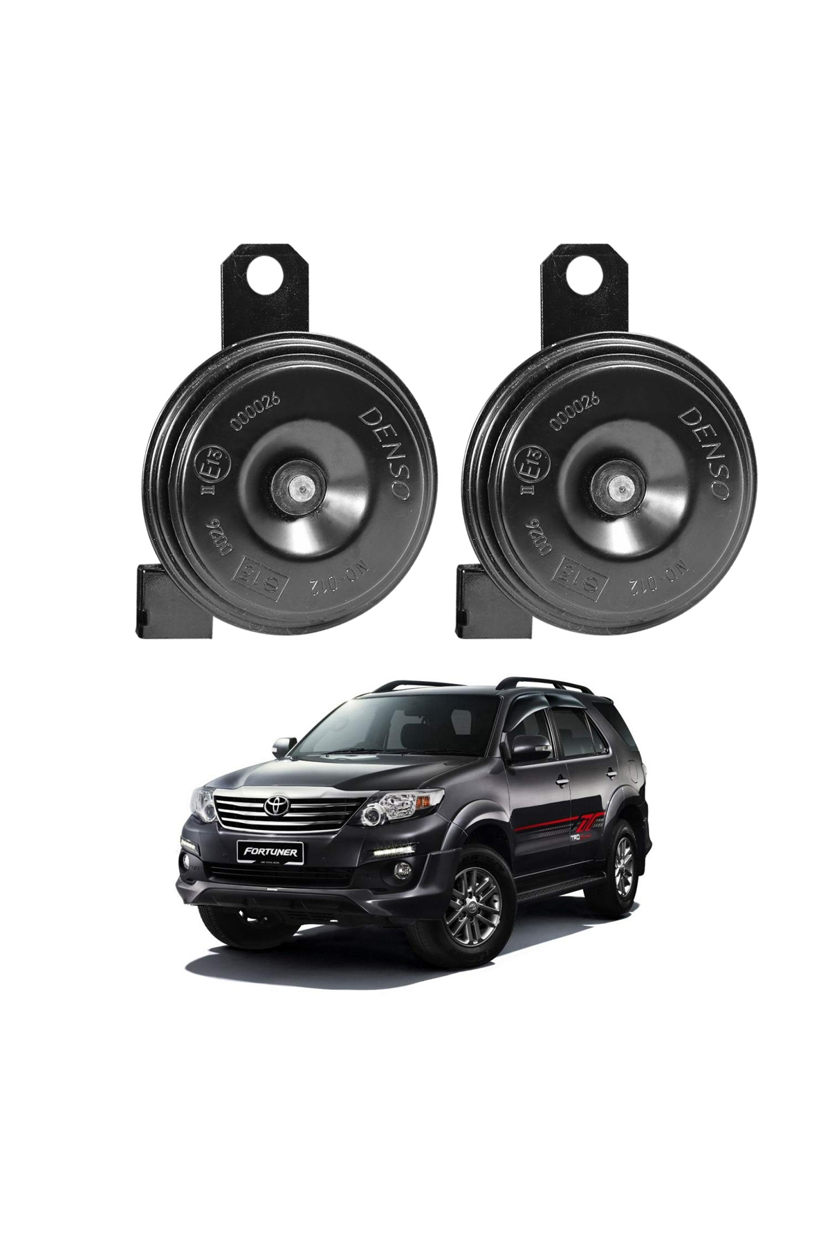 Toyota-Denso Car Horn Set for Fortuner – High Decibel, Premium Tone, 12V – Set of 2 Units 3