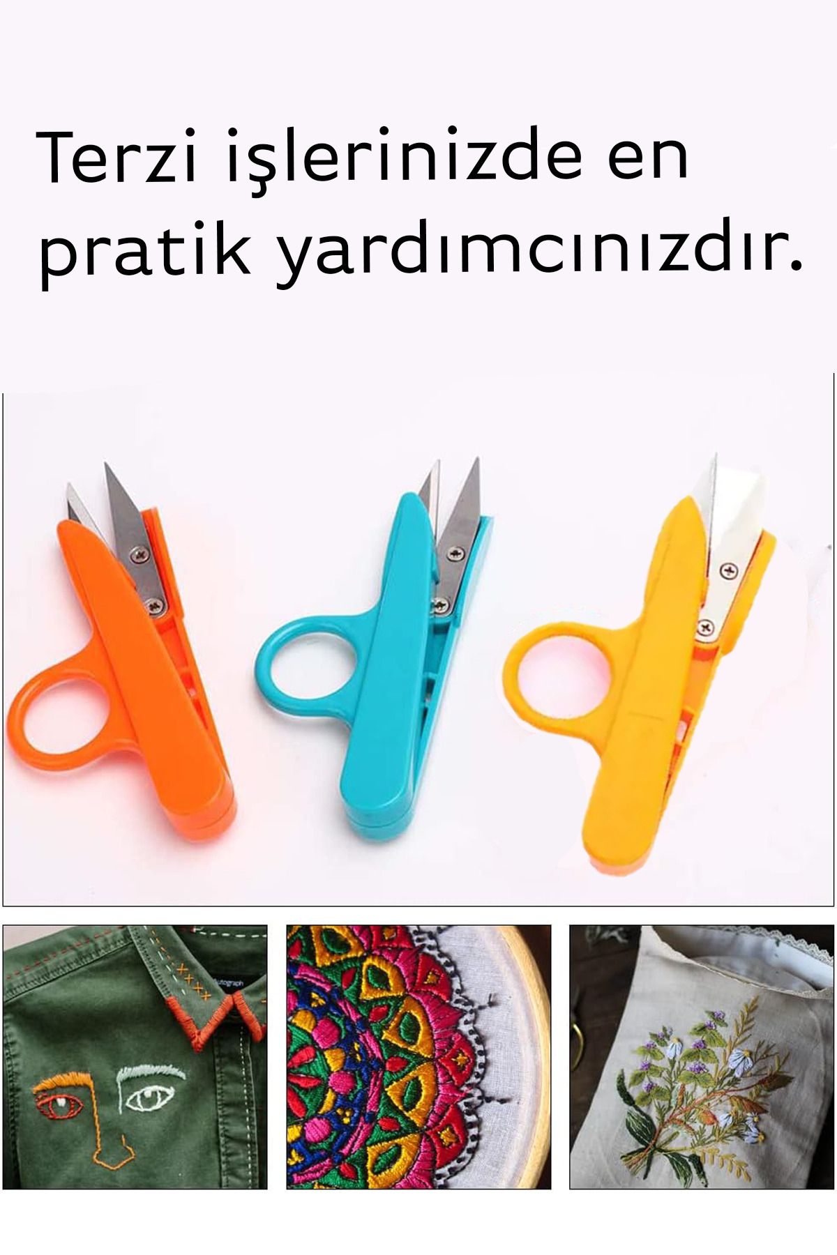 Factorial-Thread Scissors 1Pc Sharp Tip Paper Board Fabric Fishing Line String Cutter Multifunctional Fishing Scissors 7