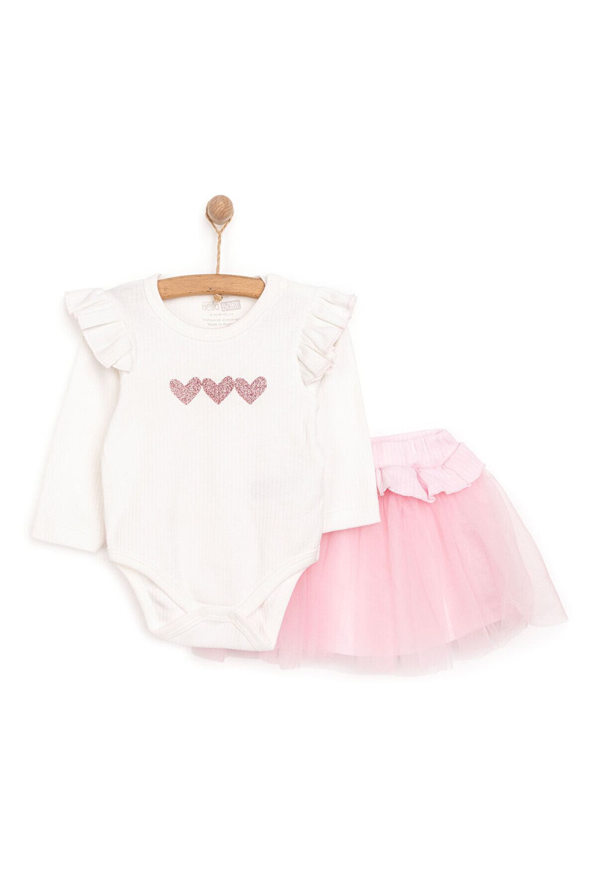 بلوز- دامن دخترانه نوزاد HelloBaby 25Y HelloBaby ebebek Hello Baby