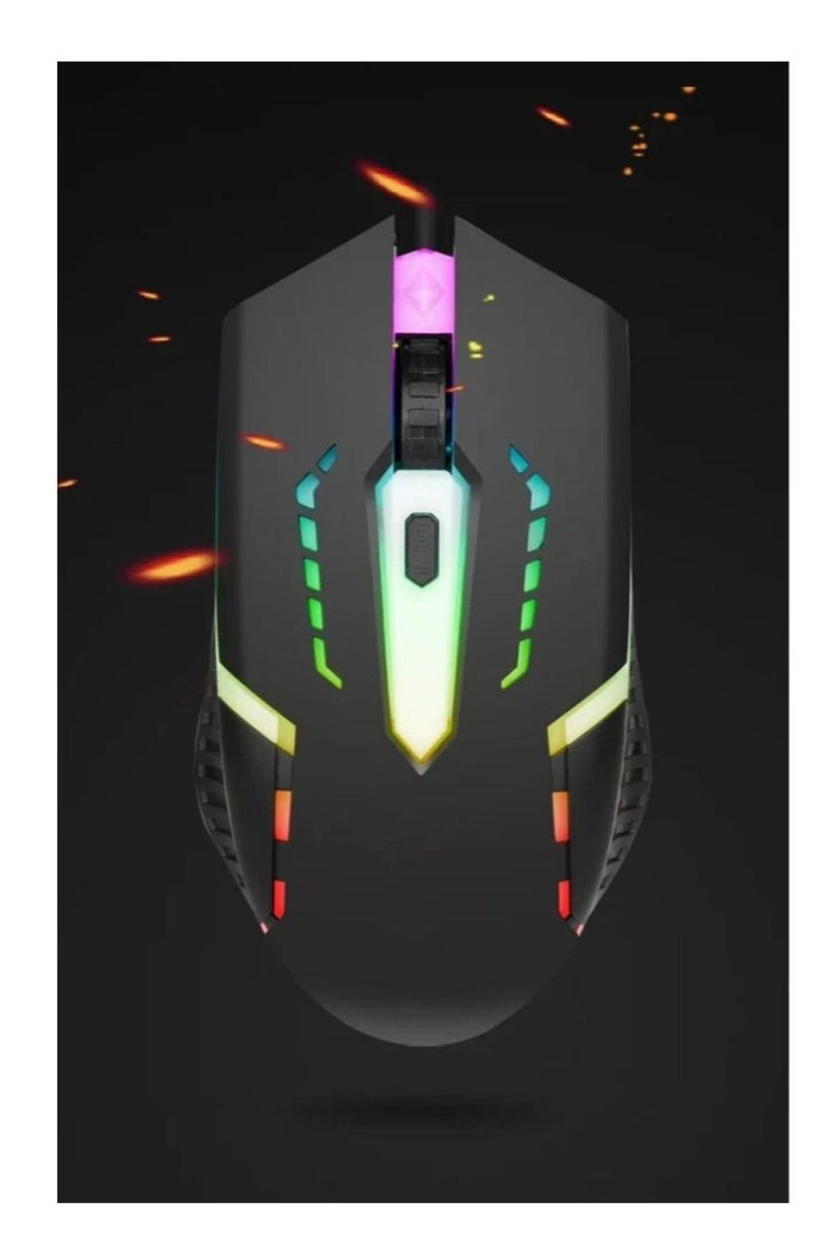 Denx-Wired RGB Backlit Keyboard and Gaming Mouse Set DX1795 2