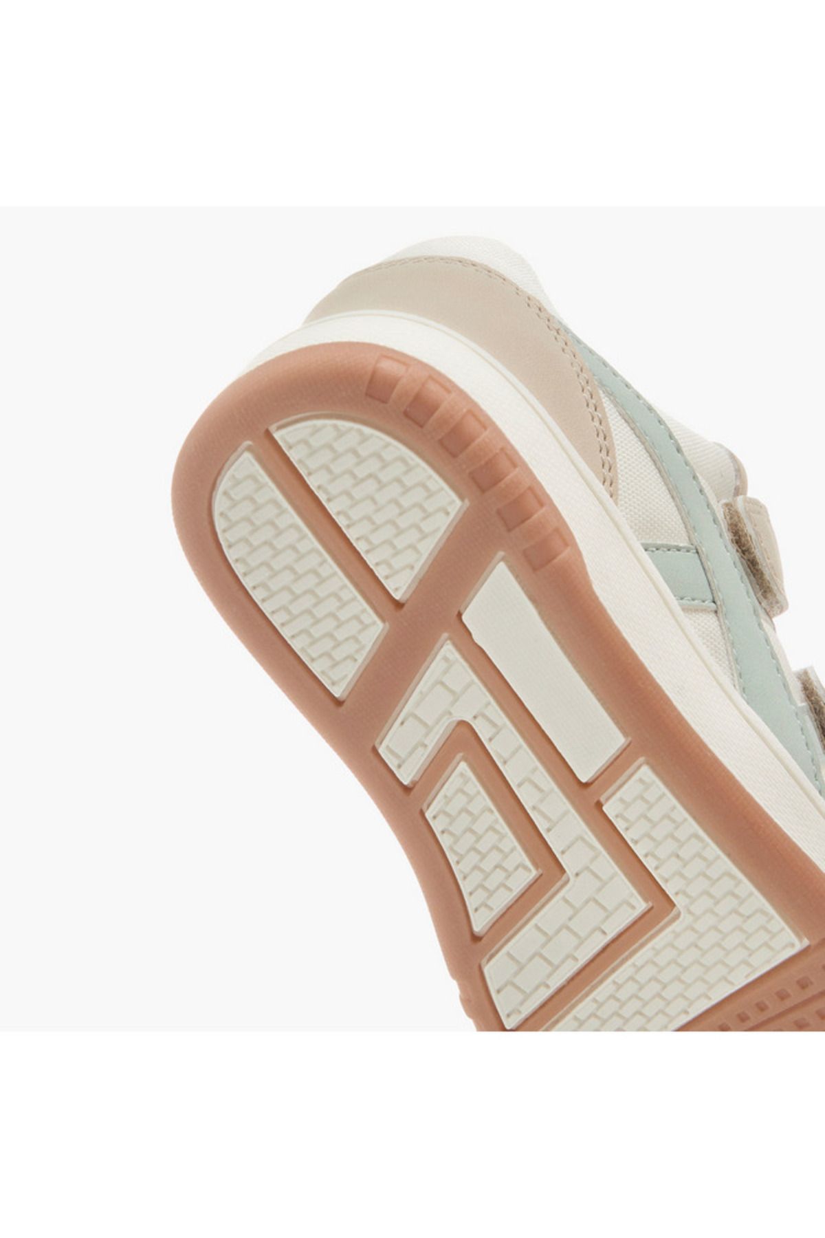 Juniors-Panelled Sneakers with Hook and Loop Closure 4