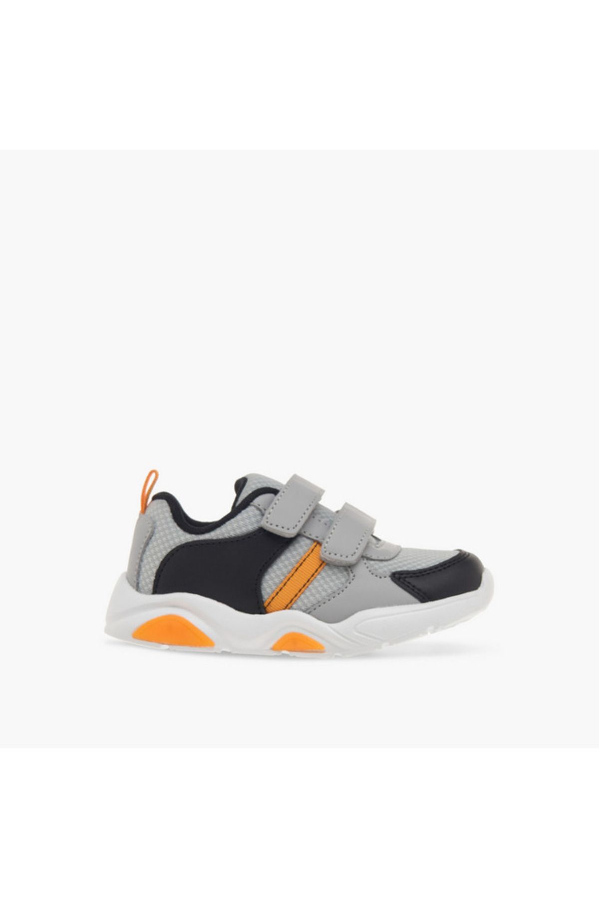 LBL by Shoexpress-Panelled Sneakers with Hook and Loop Closure 3