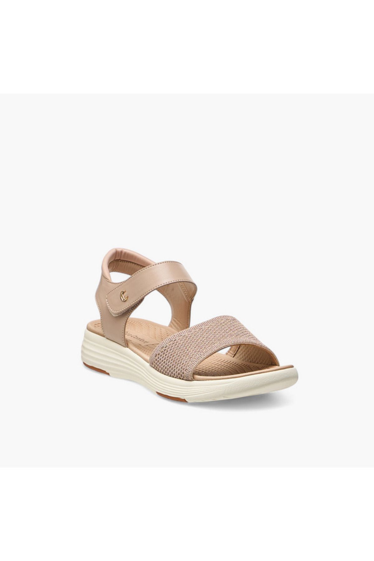 Le Confort-Textured Sandals with Hook and Loop Closure 2