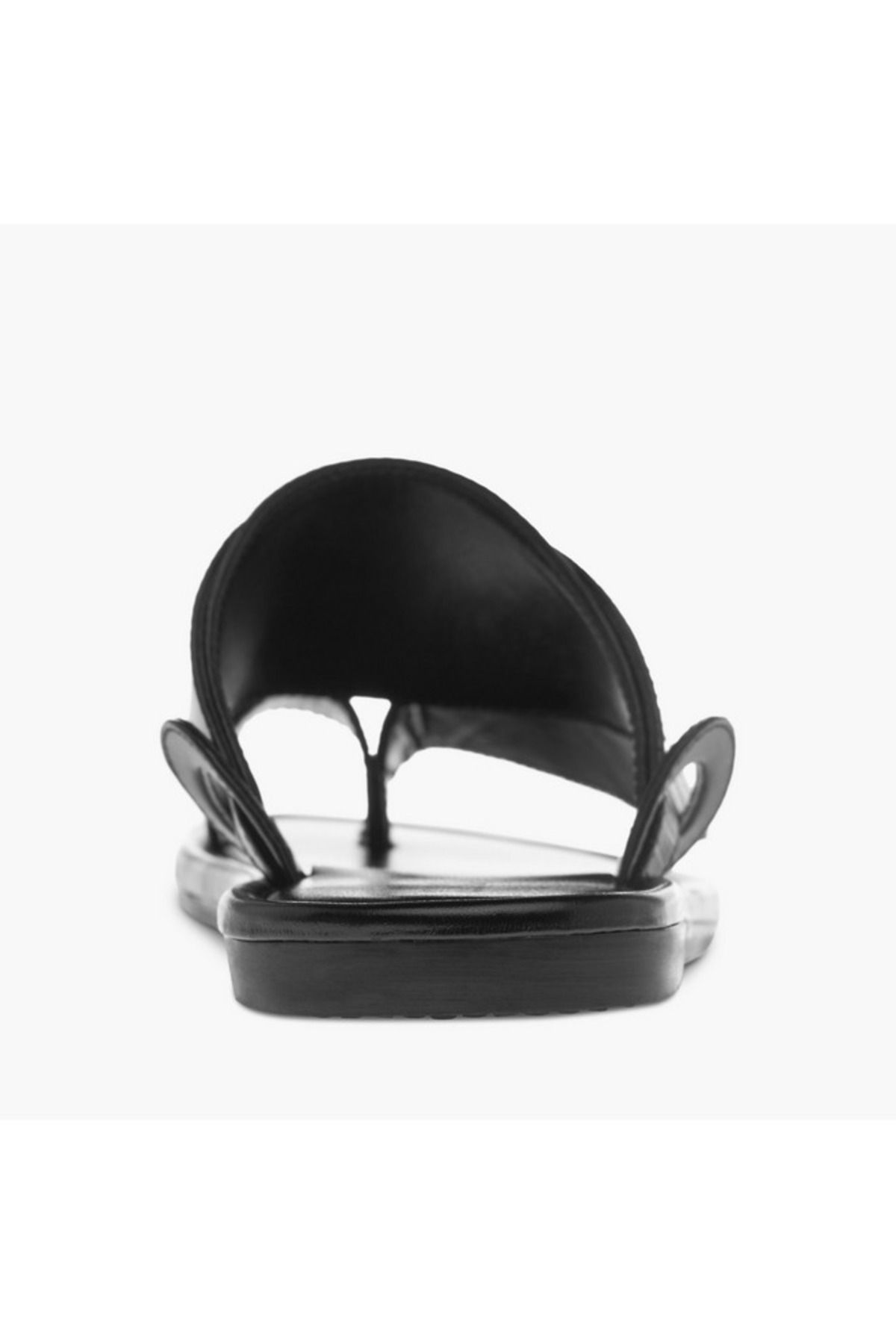 LBL by Shoexpress-Textured Slip-On Arabic Sandals with Toe Loop Detail 4