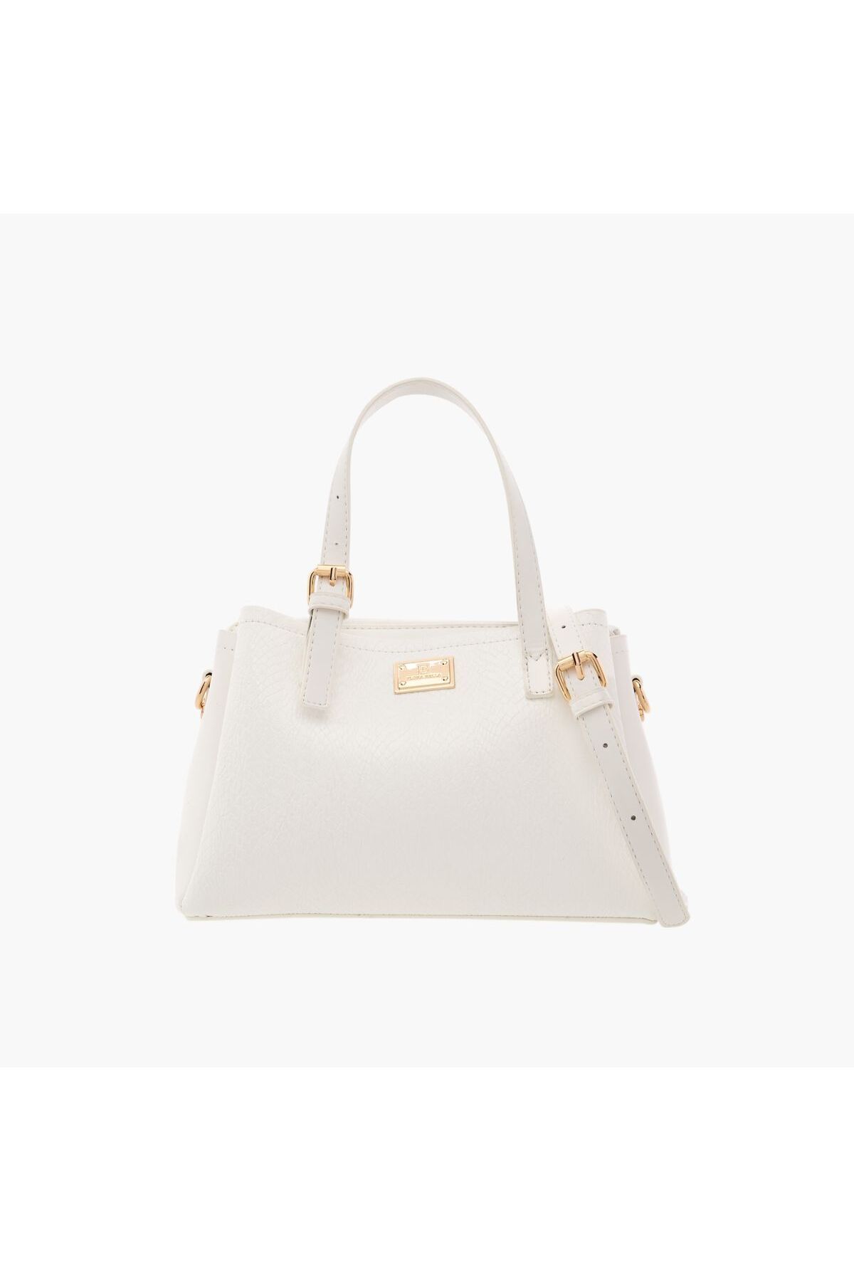 Flora Bella by Shoexpress-Textured Tote Bag with Detachable Strap and Zip Closure 1